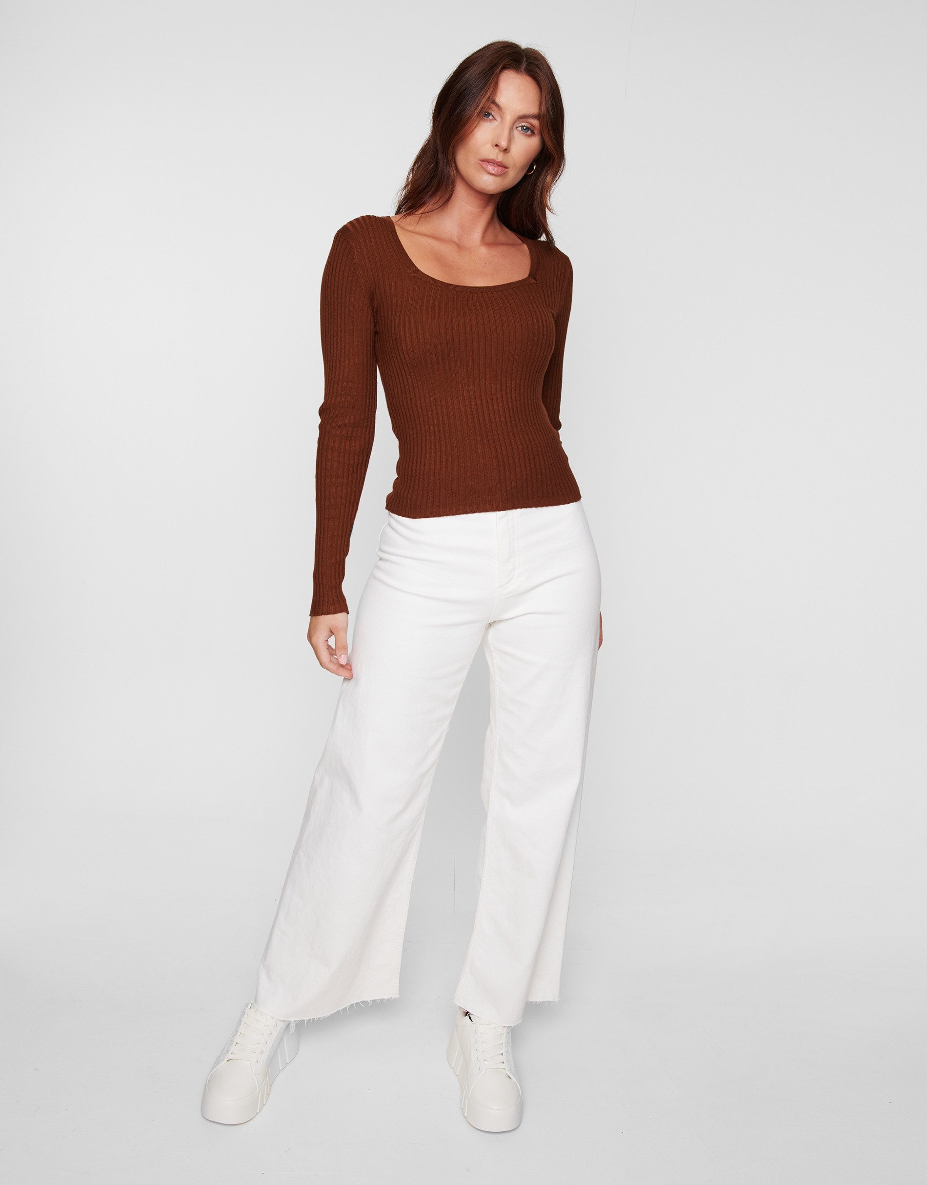 Threadbare Langarmshirt Cleo (1-tlg) im Basic-Design günstig online kaufen