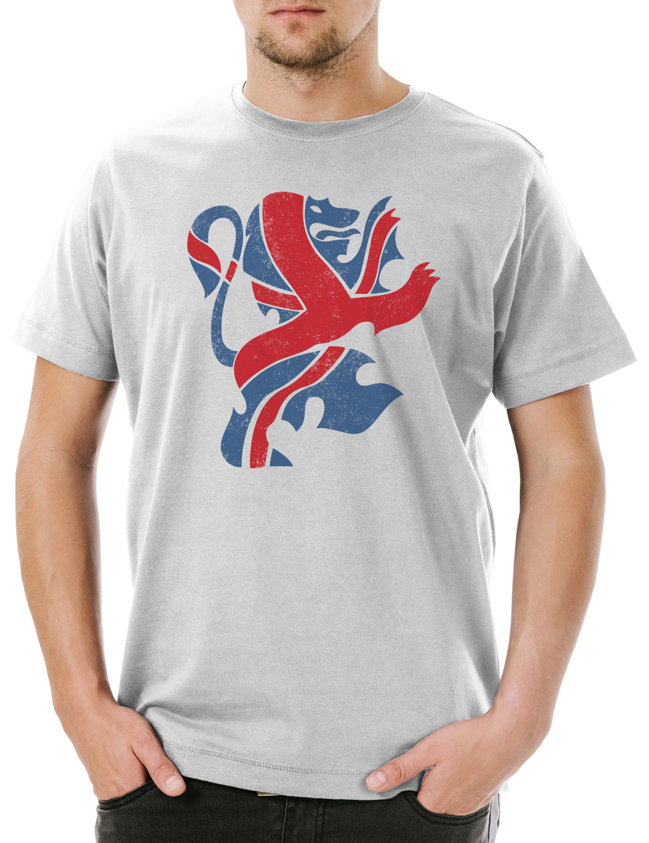 Urban Backwoods Print-Shirt New Avengers Logo Herren T-Shirt Series Englische England Spy Spies (1-tlg) John Steed Emma Peel