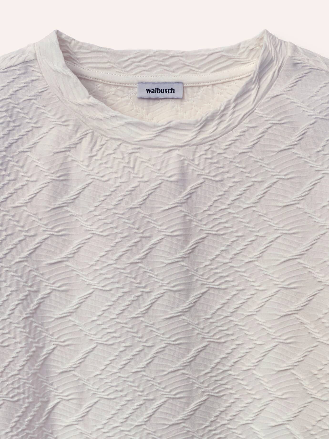 Walbusch Langarmshirt Damen Shirt mit Struktur Rundhals Langarm, pflegeleicht – Bild 4 von 4
