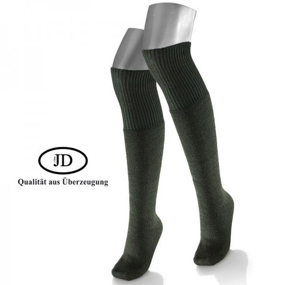 Kniestrümpfe JD Jagd- Überkniestrumpf dick und warm