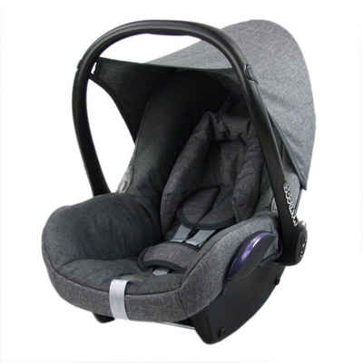 BambiniWelt by Rafael K. Babyschale Ersatzbezug kompatibel mit Maxi Cosi Cabrio Fix Babyschale 6-tlg, ab: 0+, bis: 14 Monate