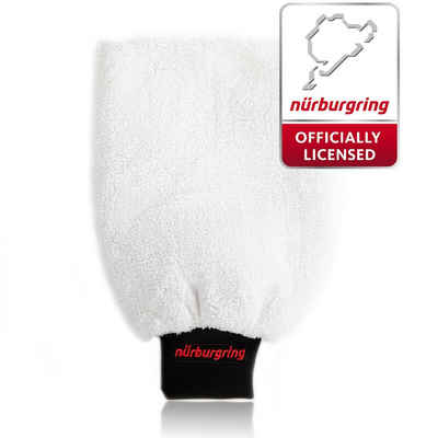 Nürburgring Waschhandschuh »Supreme - Autowaschhandschuh aus Mikrofaser - extrem saugstark - Microfaser Handschuh für die perfekte Autoreinigung«
