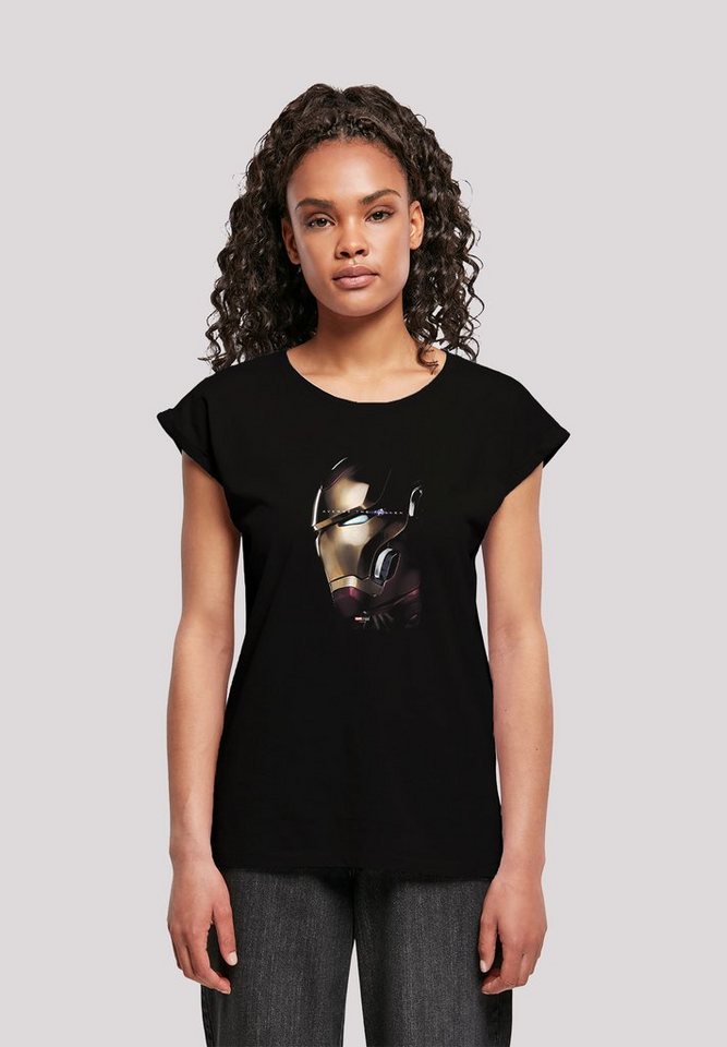 F4NT4STIC T-Shirt Marvel Avengers Endgame Avenge The Fallen Iron Man  Damen,Premium Merch,Regular-Fit,Kurze Ärmel,Logo Print
