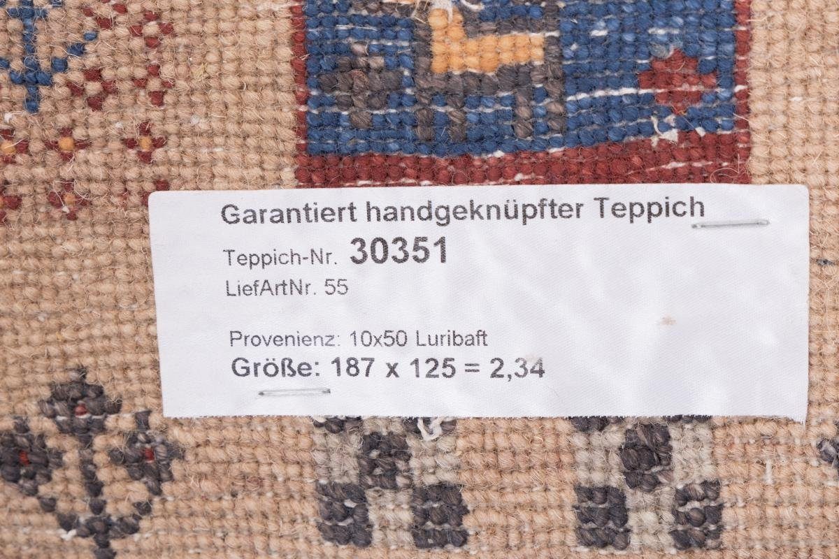 Orientteppich, Loribaft 10 Handgeknüpfter Nain Moderner 125x187 mm Höhe: rechteckig, Orientteppich Trading, Gabbeh