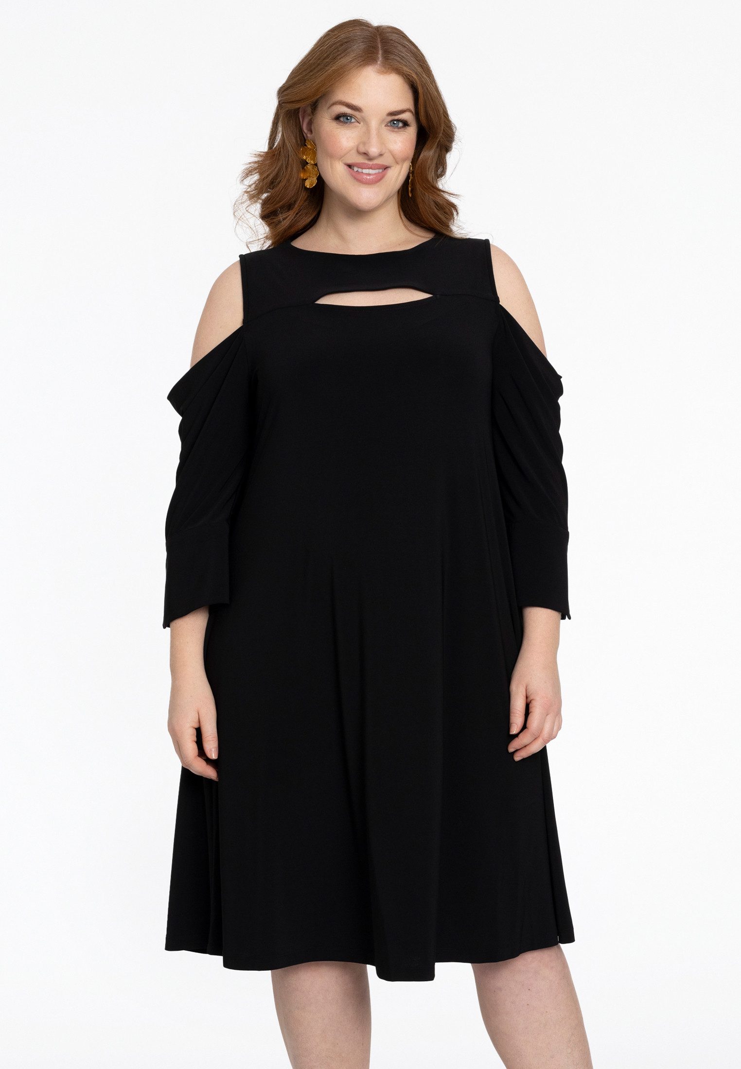A-Linien-Kleid Damen Kleid Große Größen