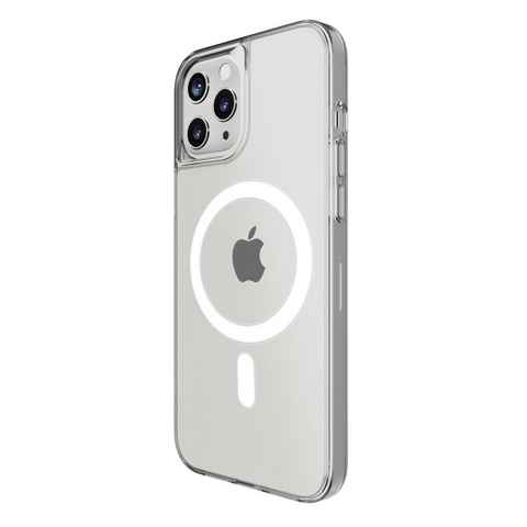 SKECH Handyhülle Crystal MagSafe Case, [Apple iPhone 12 Pro Max MagSafe Hülle, Durchsichtige TPU Schutzhülle, Wireless Charging & MagSafe kompatibel, Displayschutz durch erhöhten Rand] transparent