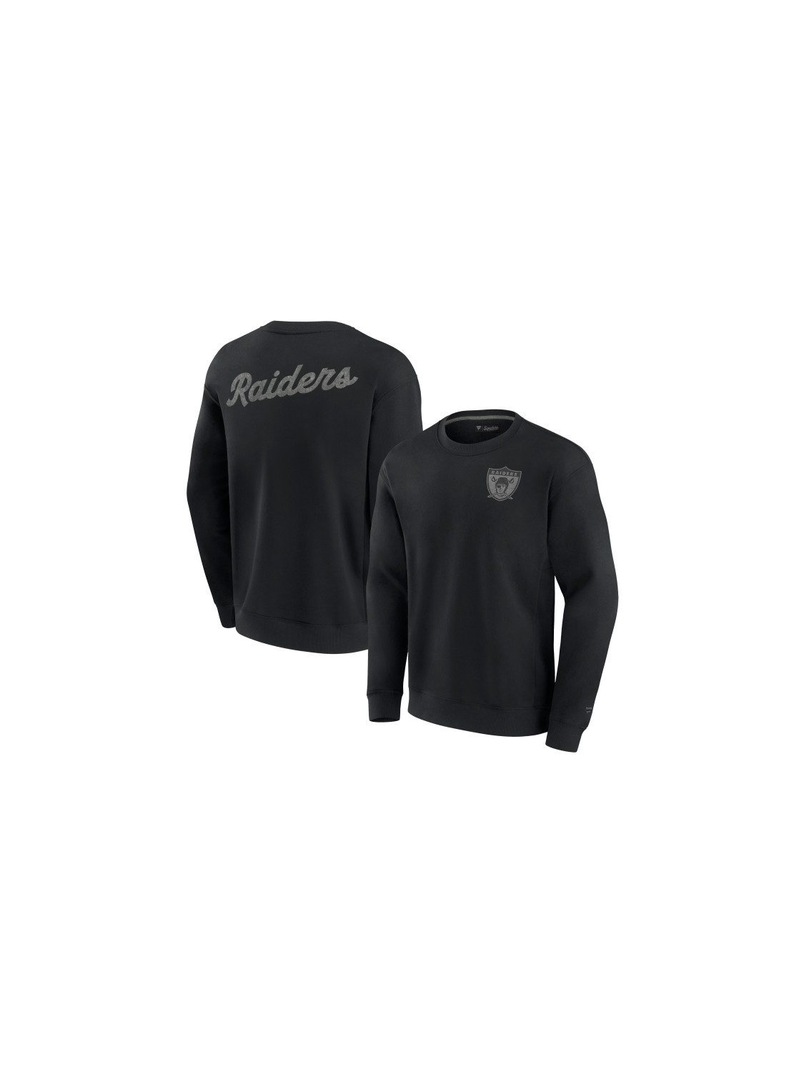 Las Vegas Raiders Sweatshirt Las Vegas Raiders Heritage Fleece Crew Sweatshirt