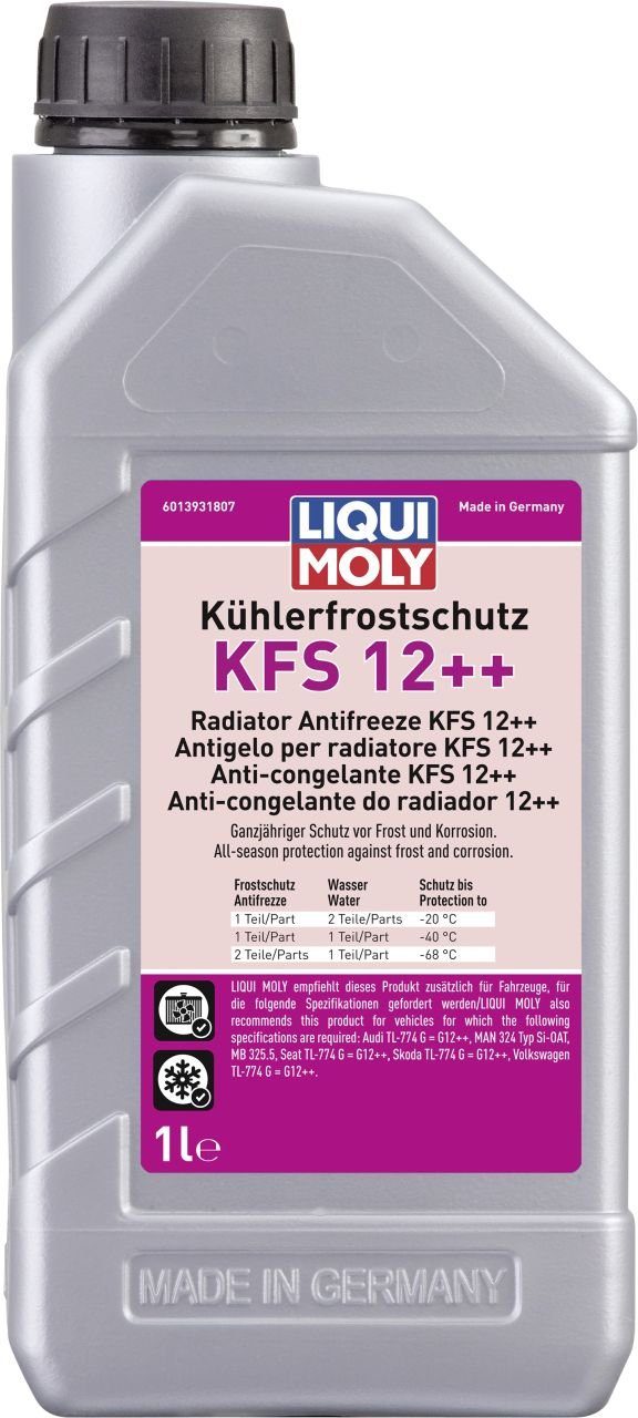 Liqui Moly Kühlerschutzmittel Liqui Moly Kühlerfrostschutz KFS 12++ 1 L