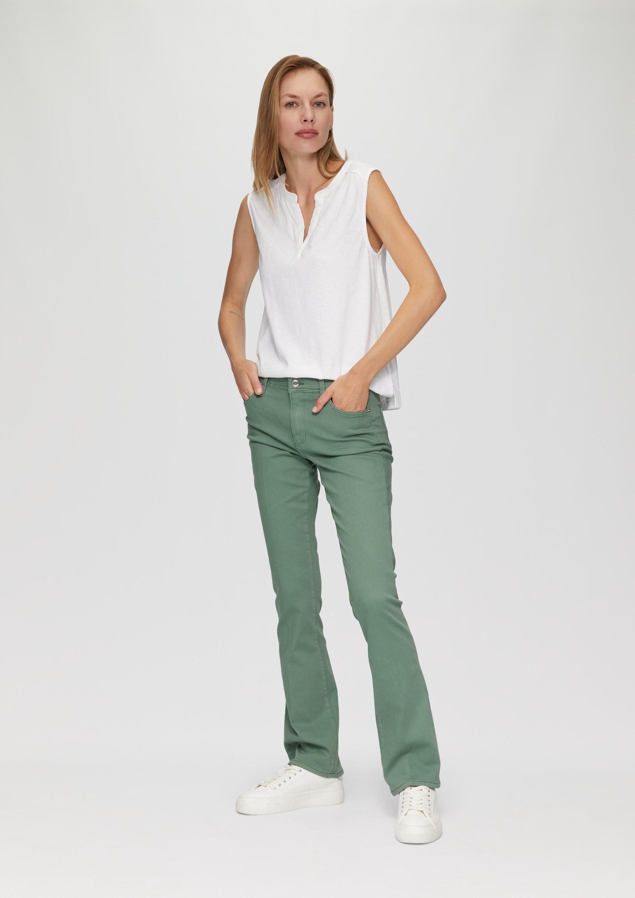 s.Oliver Slim-fit-Jeans Jeans-Hose BEVERLY Ankle-Jeans Beverly / Slim Fit / Mid Rise / Bootcut Leg