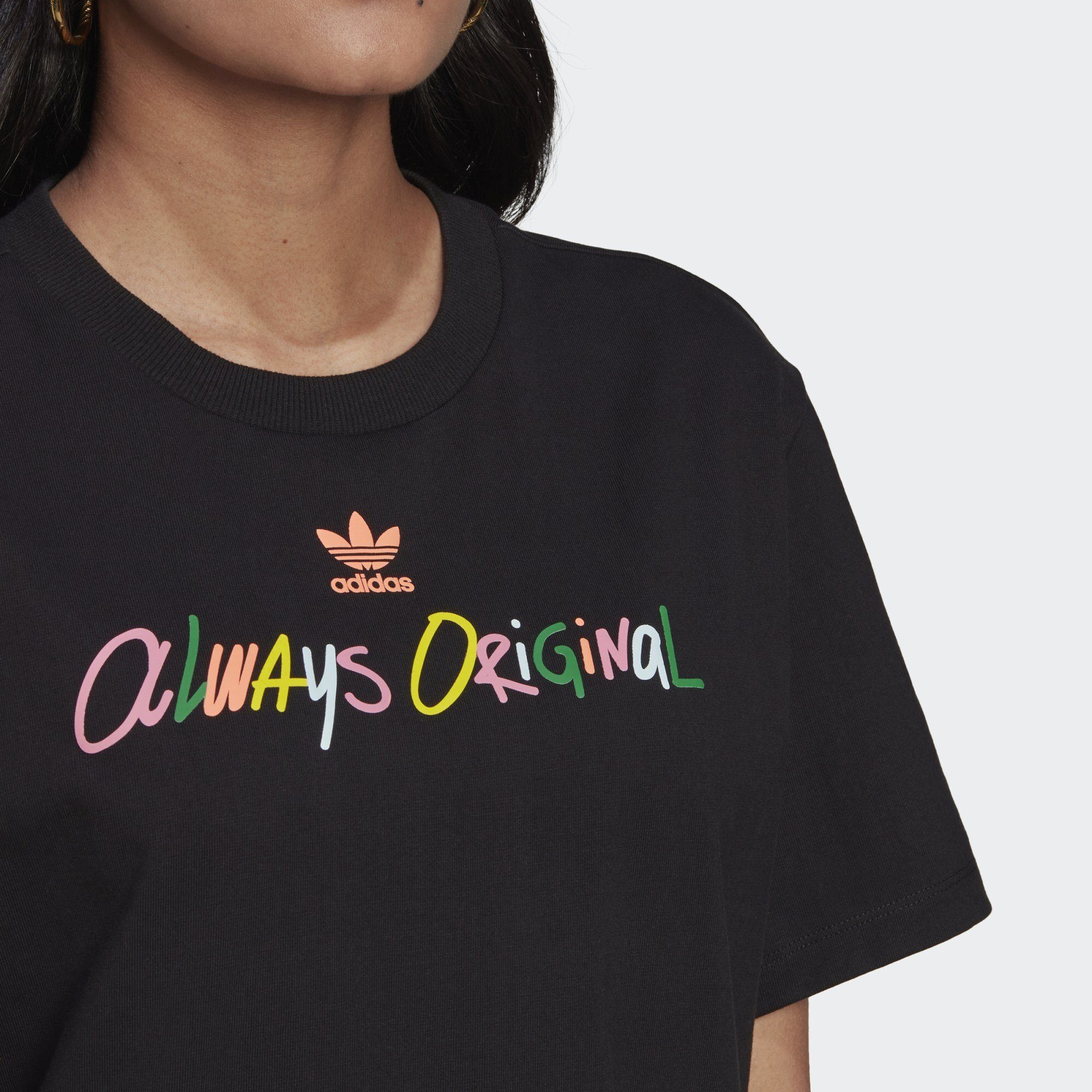 adidas Originals ALWAYS T-Shirt Black GRAPHIC ORIGINAL T-SHIRT