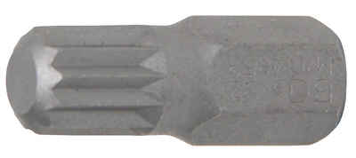 BGS technic Bit-Schraubendreher Bit, Antrieb Außensechskant 10 mm (3/8), Innenvielzahn (für XZN) M10