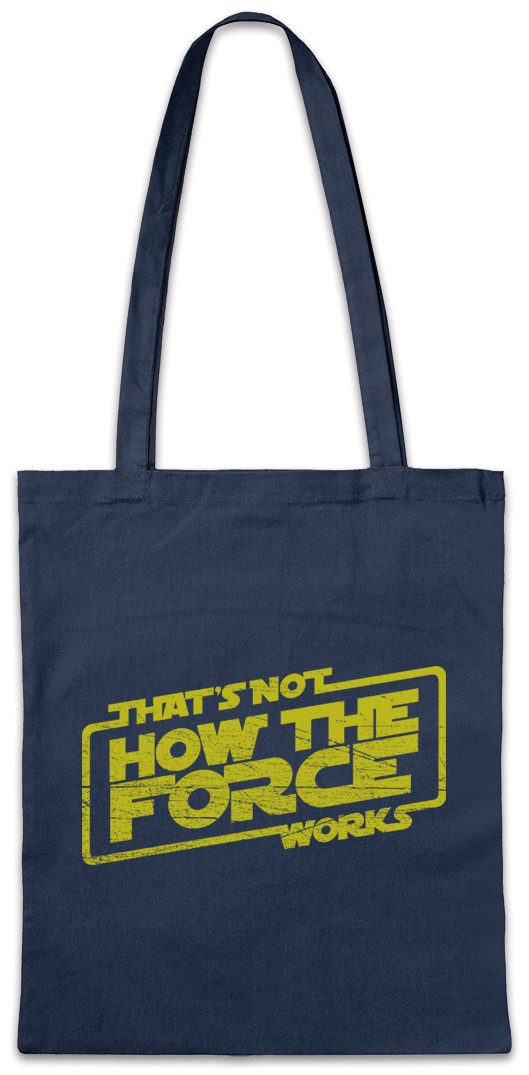 Beuteltasche How The Force Works Stofftasche Luke Star Alliance Sci-Fi Pilot Wars