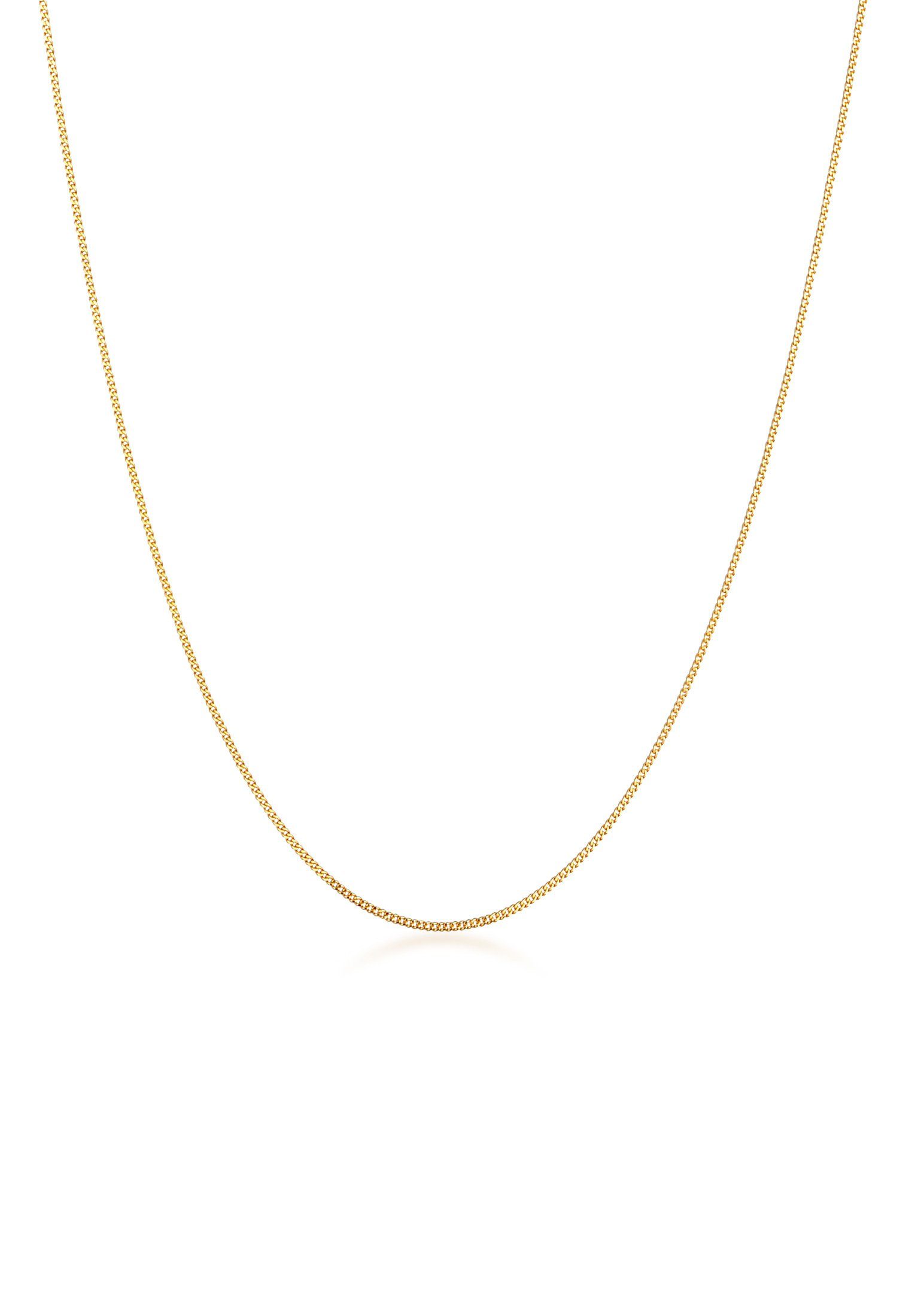 Kette ohne Anhänger Panzkette Basic Klassik 585er Gelbgold