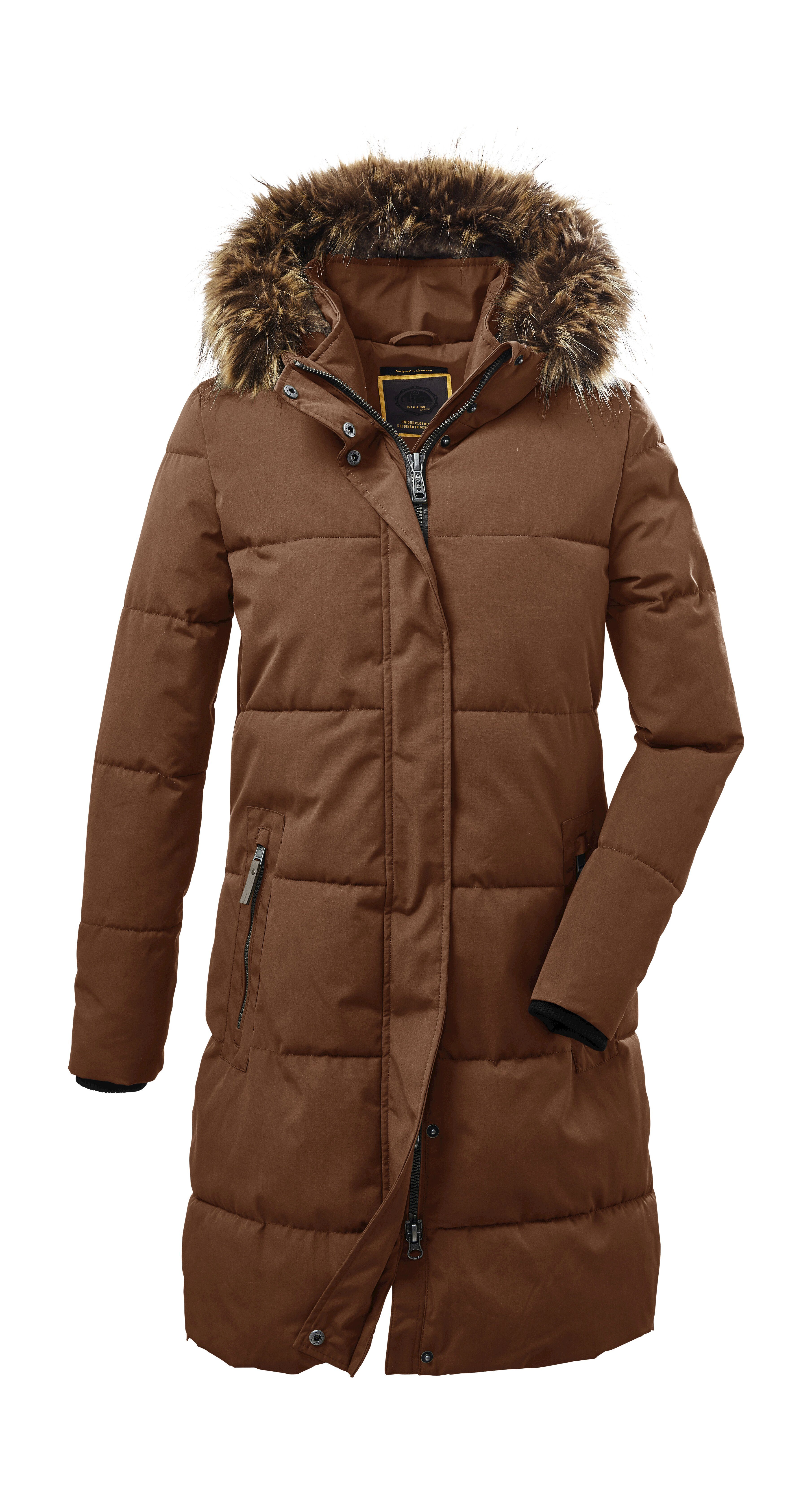 G.I.G.A. DX by killtec Steppmantel GW 18 WMN QLTD PRK wasserabweisend, abnehmbares Kunstfell