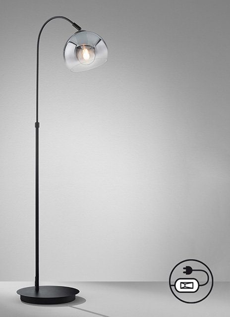 FISCHER & HONSEL Bogenlampe Amos Ein-/Ausschalter ohne Leuchtmittel