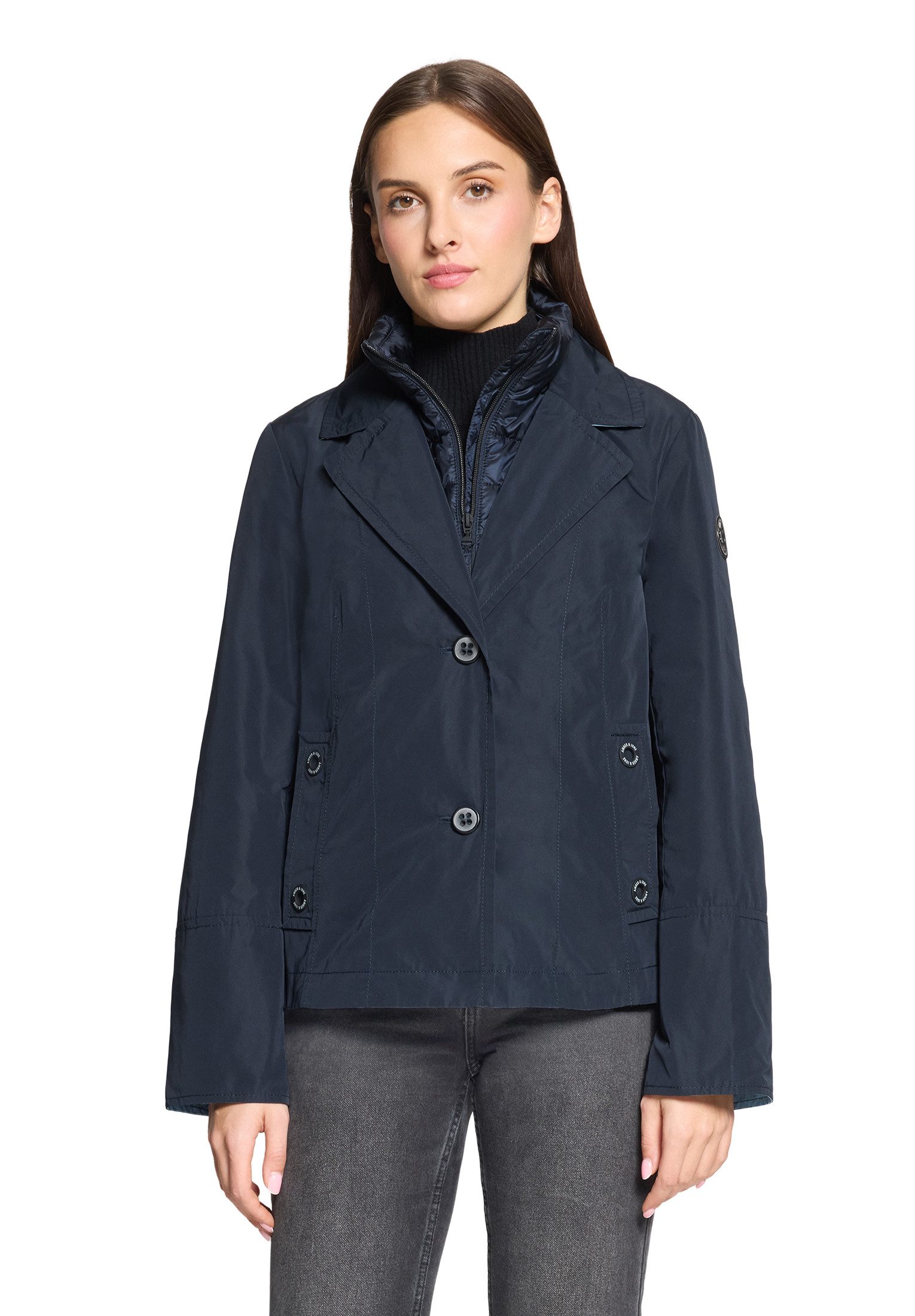 Amber & June Outdoorjacke Damen mit abnehmbarem Westenteil