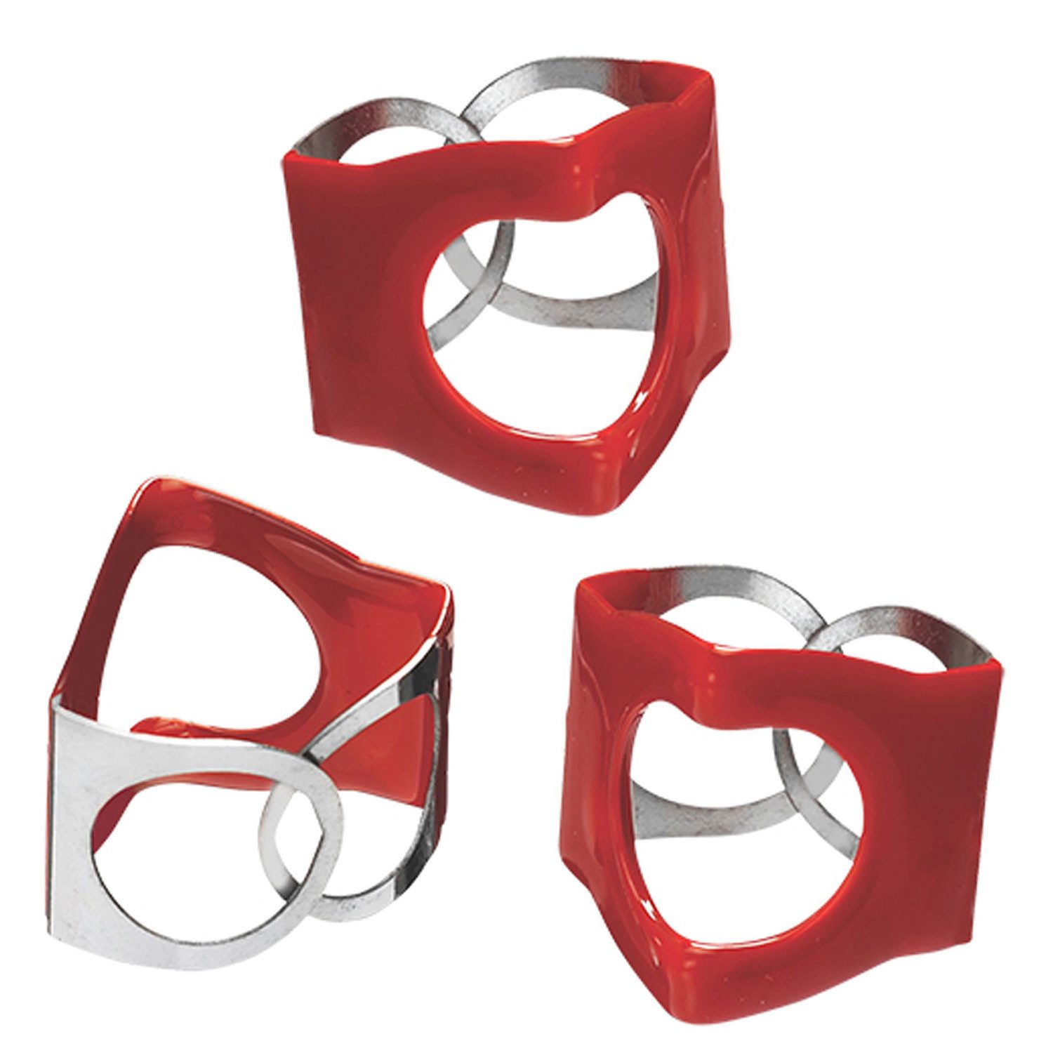 Pinchclip Becken PinchClip Beckenklammer Beckenmutter Schnellverschluss 3er Set Rot,Beckenklammer, Schnellverschluss-Beckenklammern