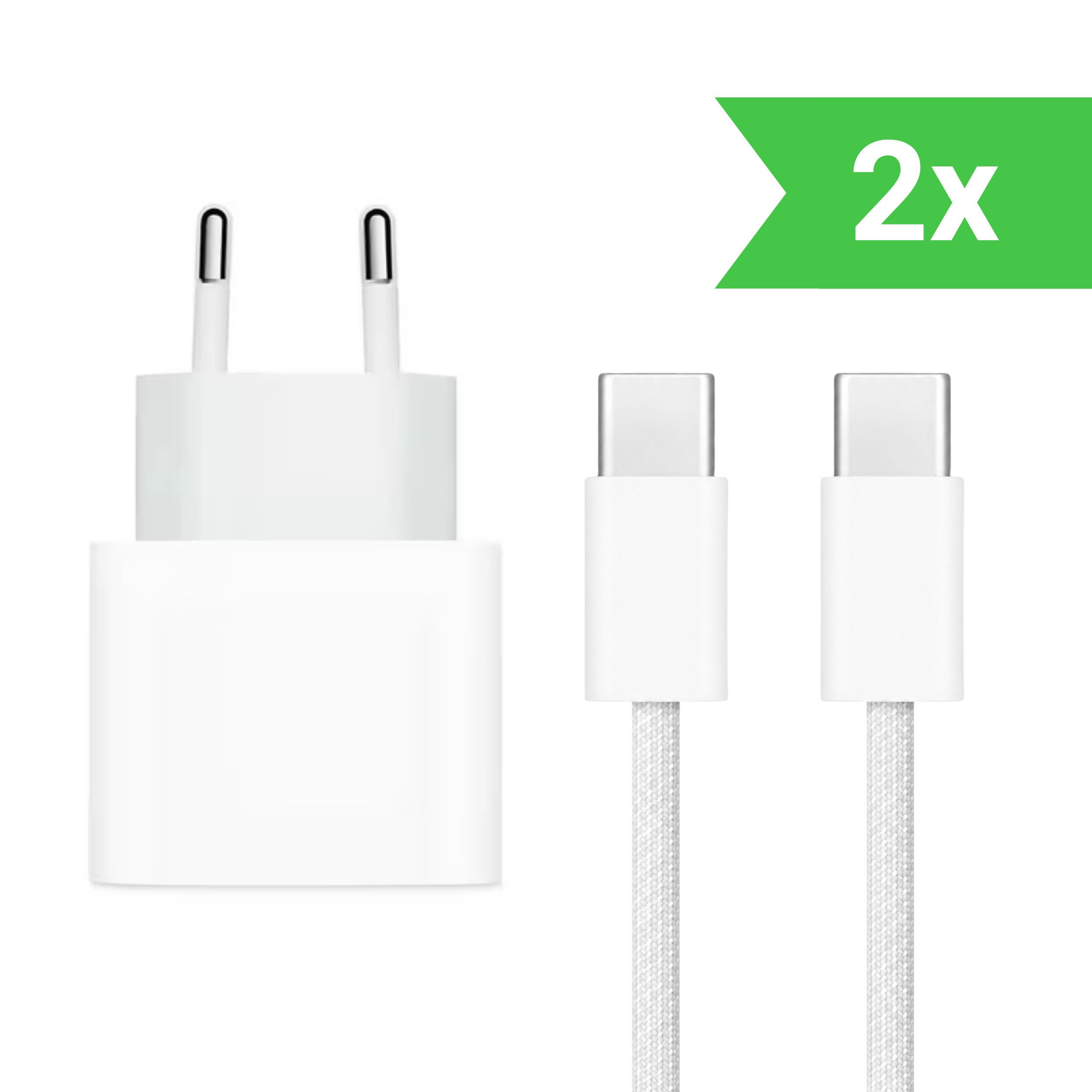 PlugUp Ladegerät mit iPhone USB-C Ladekabel iPhone 15 16 17 Pro Max Air Plus USB-Ladegerät (2220 mA, Set, 2-tlg., 2-teiliges Set, 20W USB-C Schnellladegerät für iPhone 15 16 17 Pro Max Air Mini Plus)