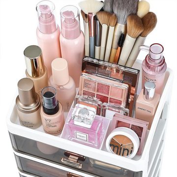 Fivejoy Make-Up Organizer Kosmetikbox Ausstellungsbox mit großem Fassungsvermögen, Make-up-Aufbewahrungsbox, 1-tlg.