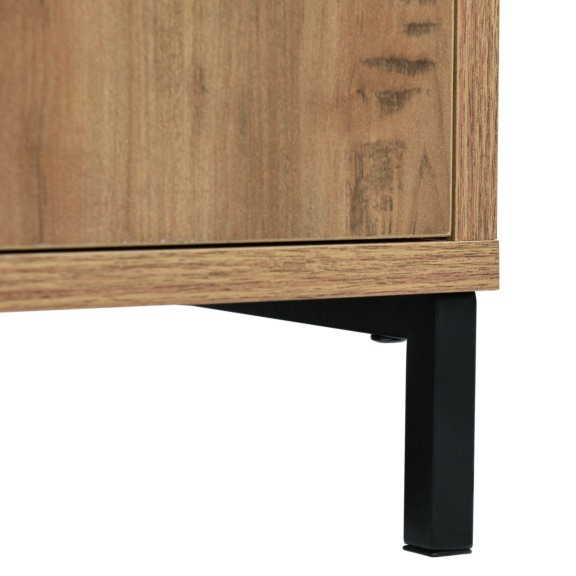 REDOM Kommode Sideboard (mit & Schlafzimmer Schubladen), Ablage, Verstellbare Türen 3 und für Highboard Sideboard 2