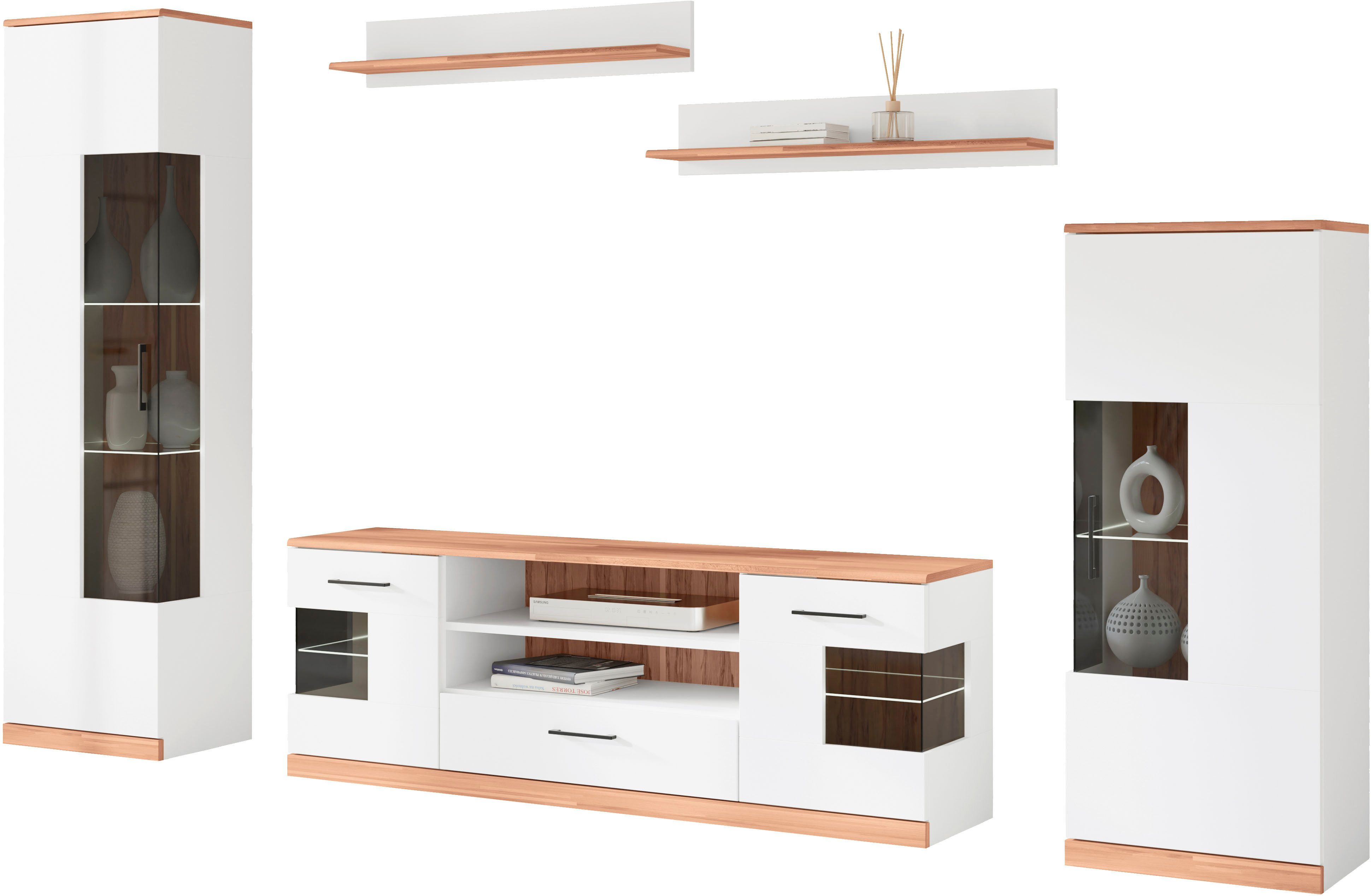Home affaire Wohnwand Ribe Wohnwand Set-5 günstig online kaufen