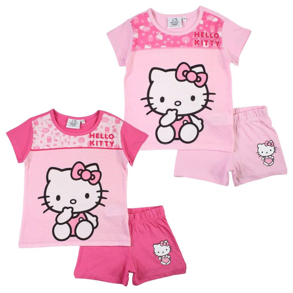 Hello Kitty Shorty Hello Kitty Cutie Kinderkurzschlafanzug 3-8 Jahre
