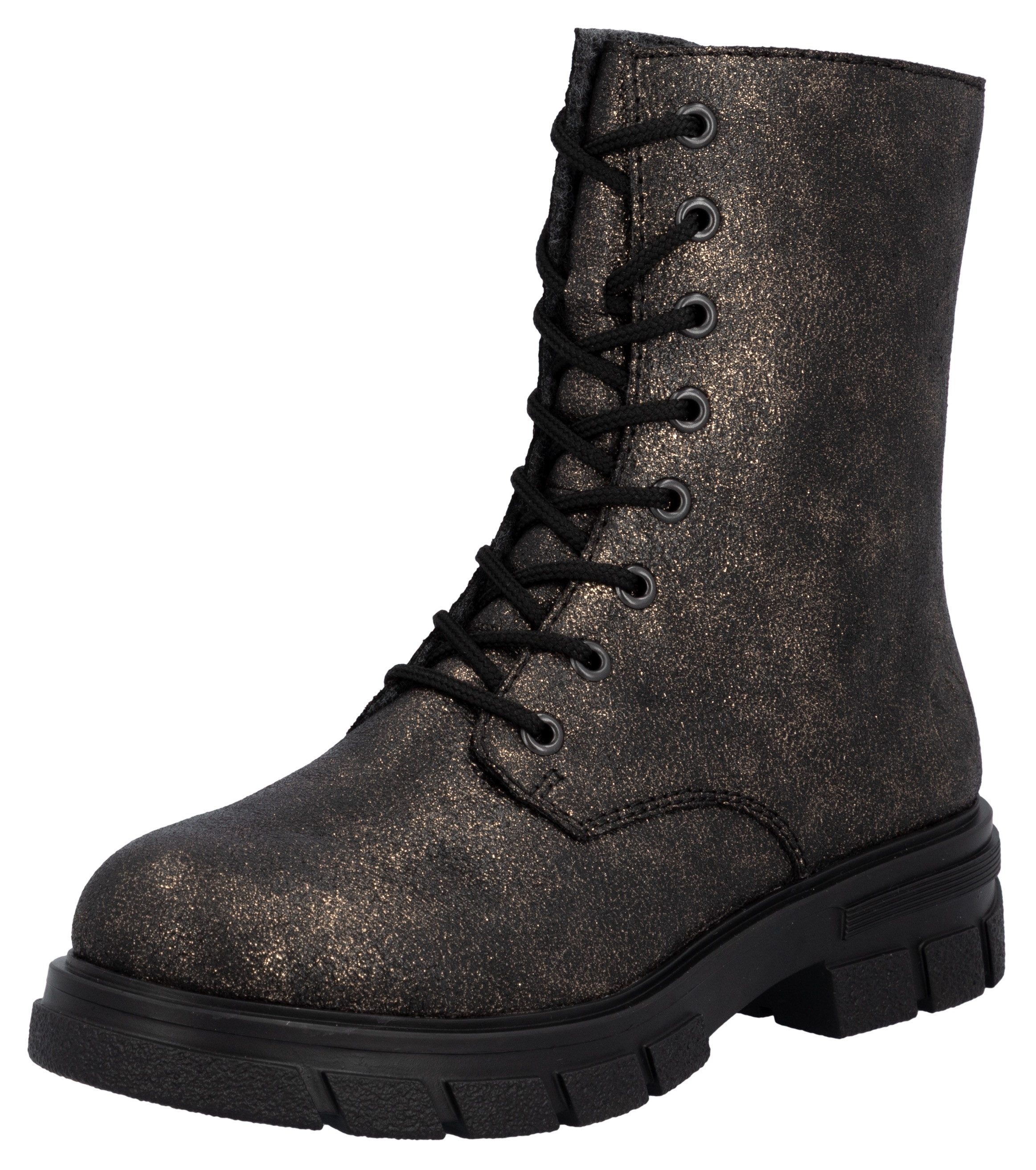 Rieker Schnürboots, Stiefelette, Blockabsatz, mit zusätzlichem günstig online kaufen