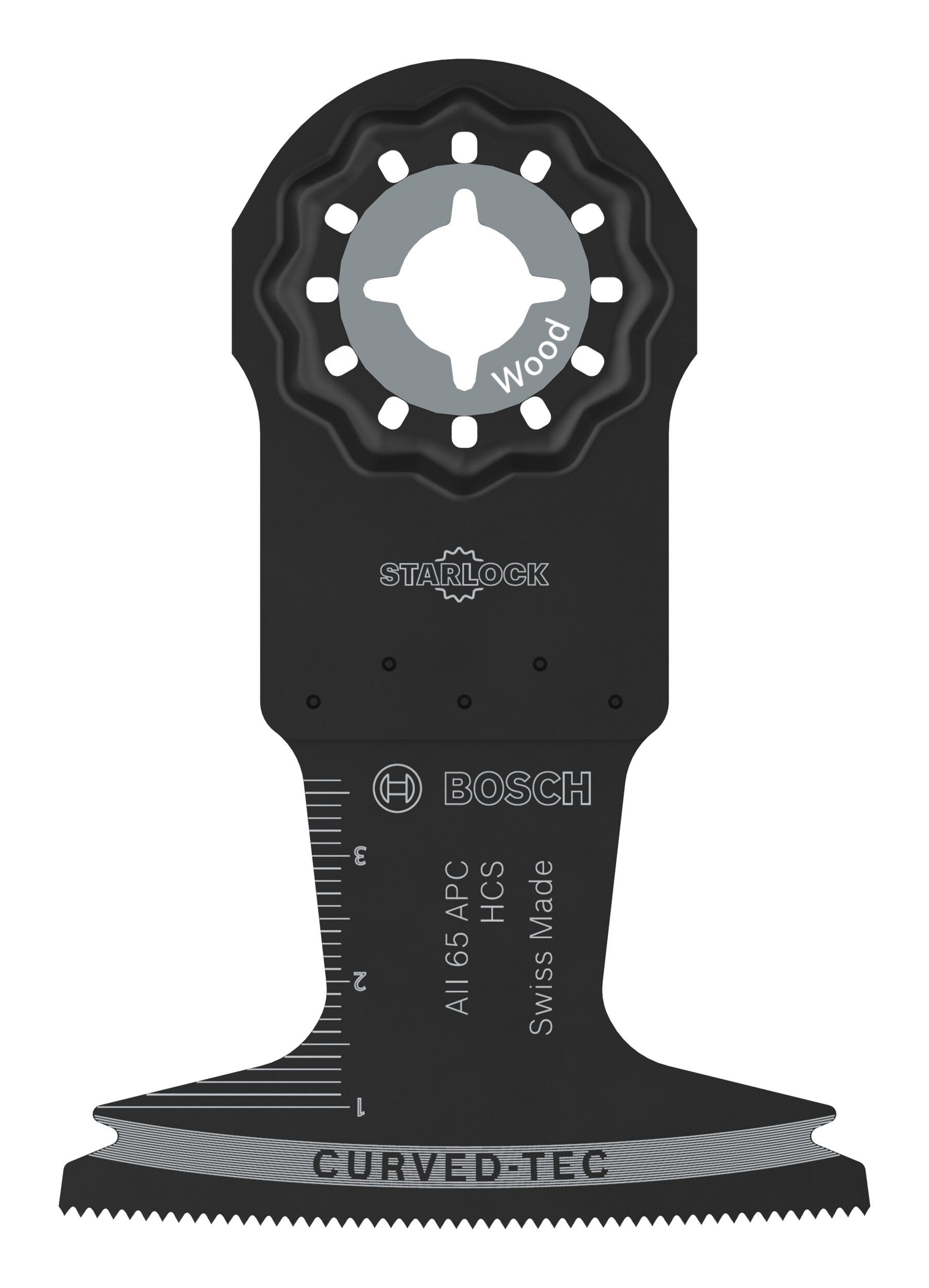 BOSCH Tauchsägeblatt, AII 65 APC Holz, Starlock, 65 x 40 mm - 1er Pack