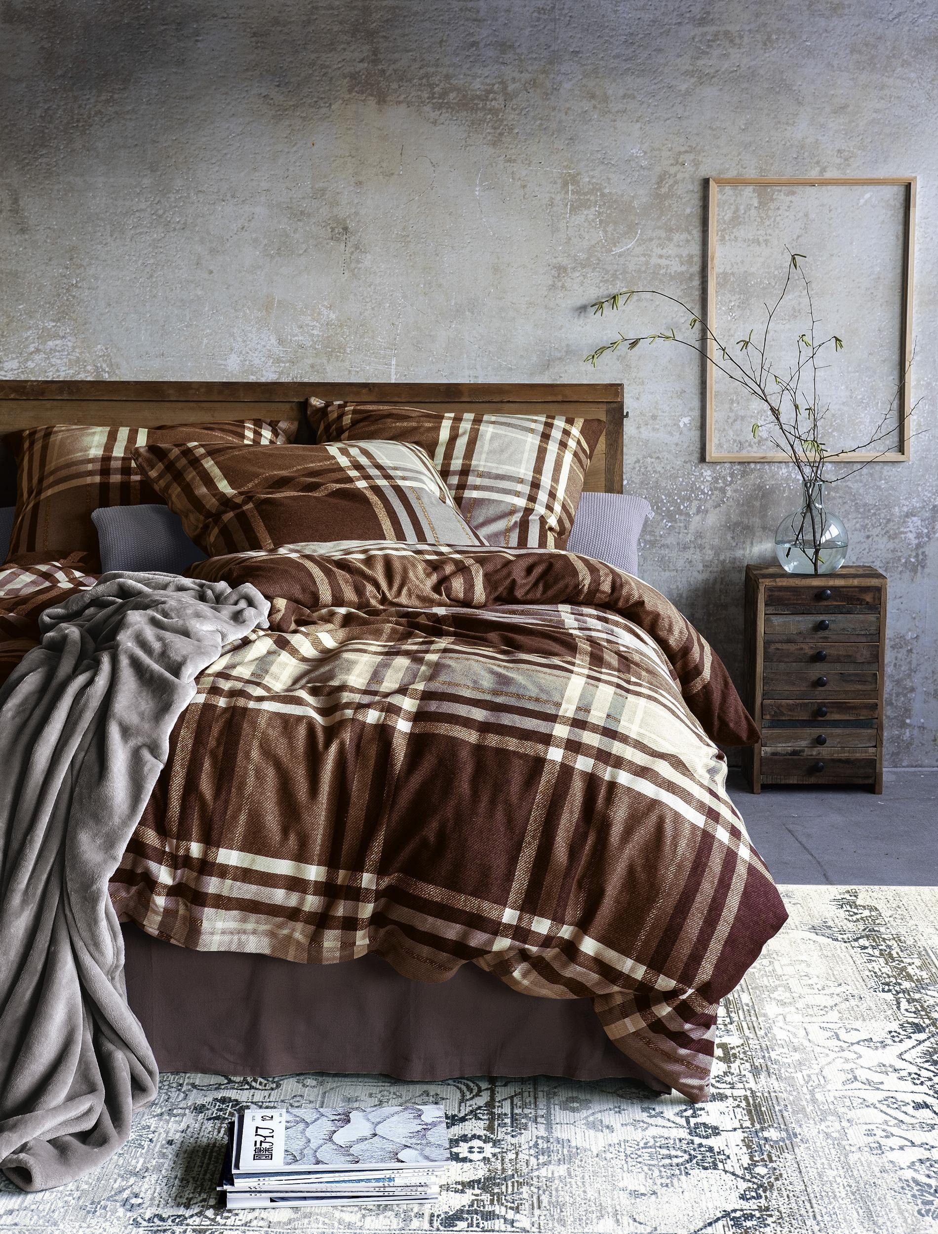 Irisette Bettwäsche Alpaka 8456, Flanell, 2 teilig, hochwertig