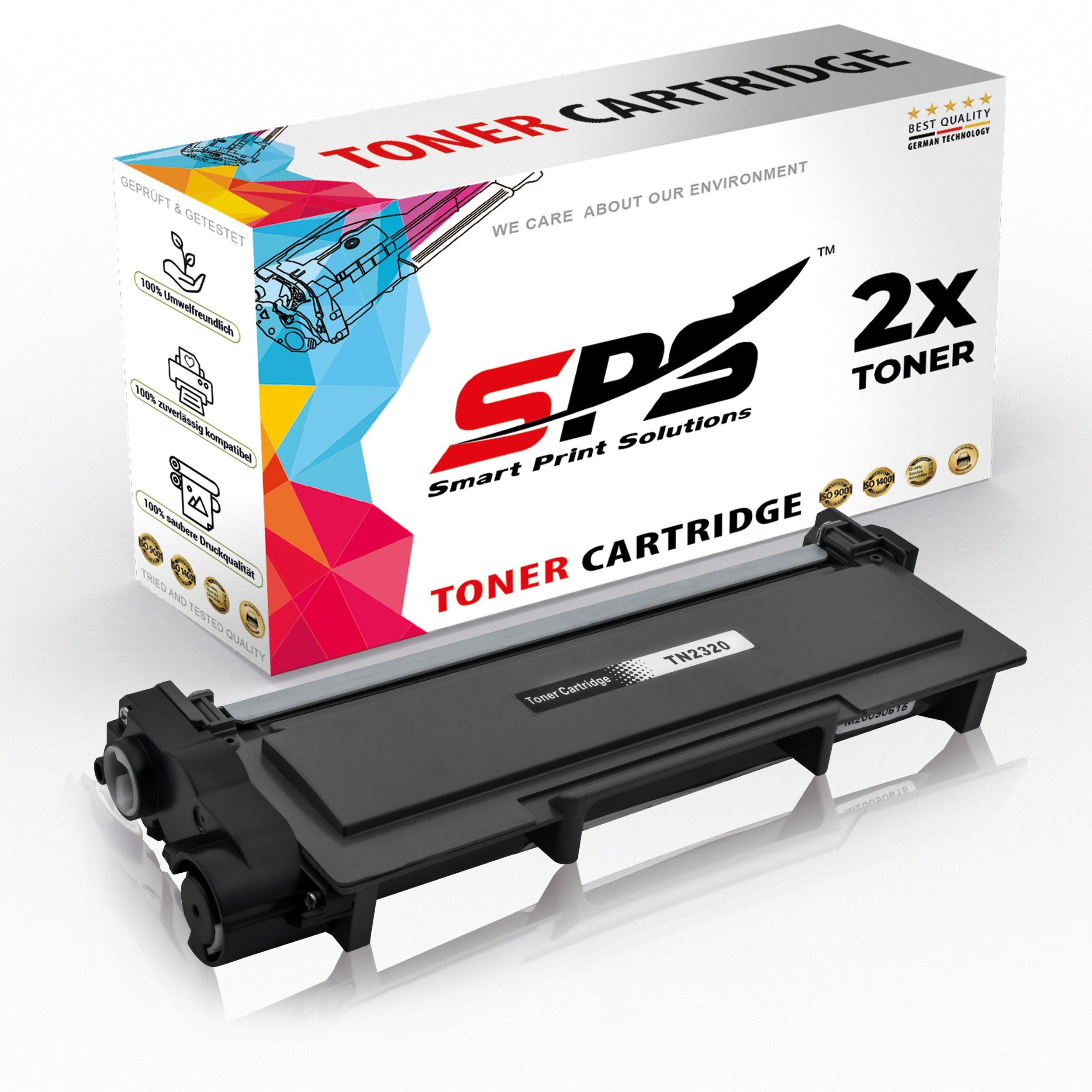 Pack) für SPS DCP-L2560DW Kompatibel Tonerkartusche (2er Brother TN-2320,