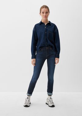 QS 5-Pocket-Jeans Jeans Sadie / Skinny Fit / Mid Rise / Skinny Leg Waschung