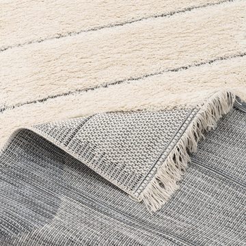 Outdoorteppich In & Outdoor Teppich Shaggy Sylt Trend, Pergamon, Rechteckig, Höhe: 35 mm