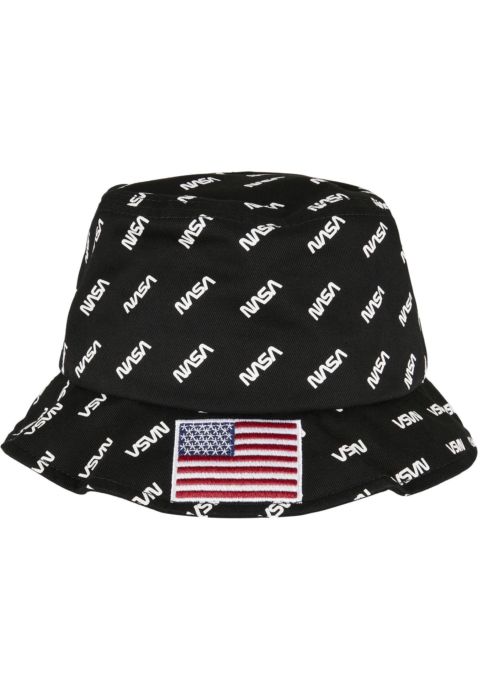 MisterTee Flex Cap Accessoires NASA Allover Bucket Hat | Flex Caps