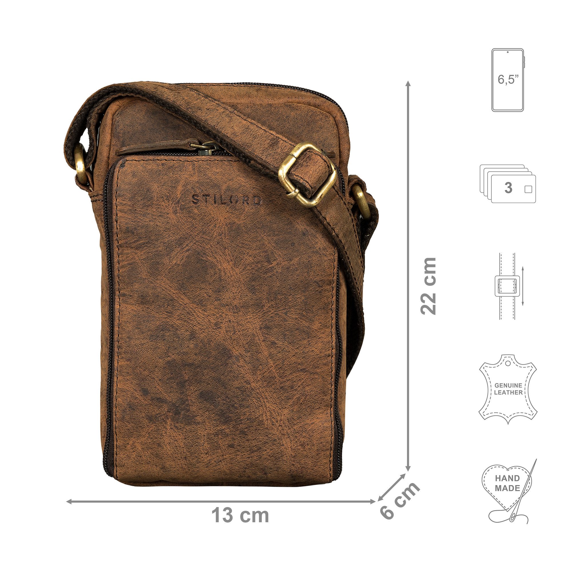 STILORD Schultertasche "Luigi'' Umhängetasche Herren Klein günstig online kaufen