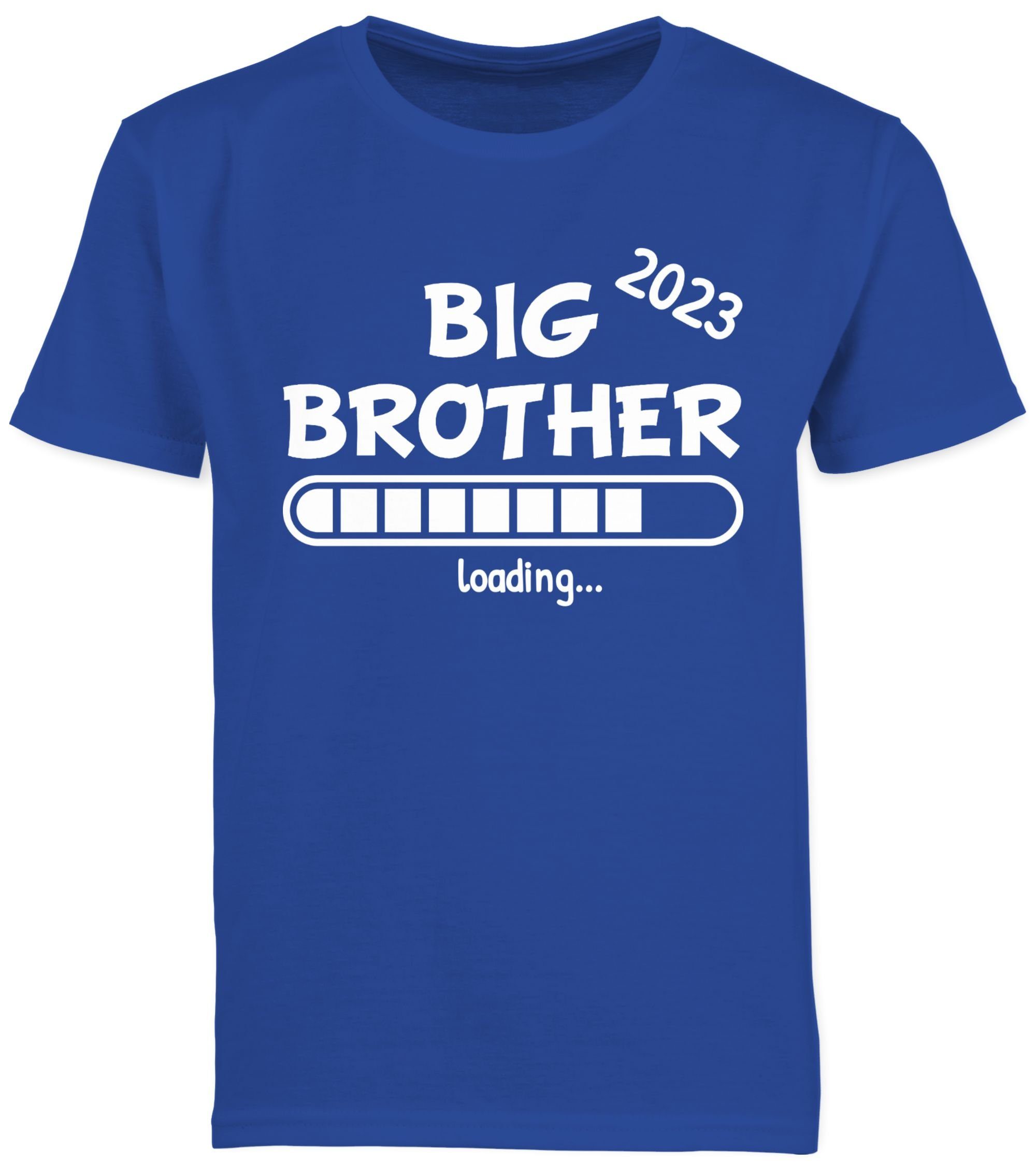 Shirtracer Big loading Bruder T-Shirt Brother 2 Royalblau Großer 2023