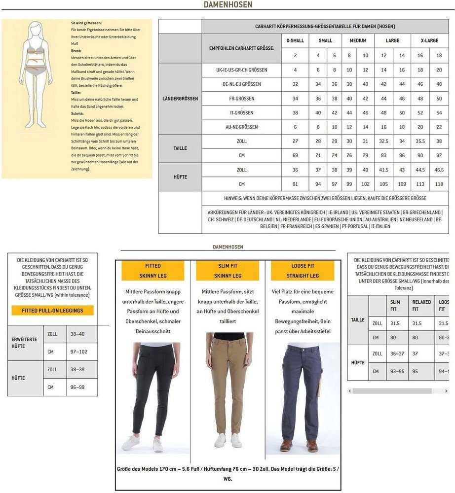 Carhartt Leggings Force Utility 102482 günstig online kaufen