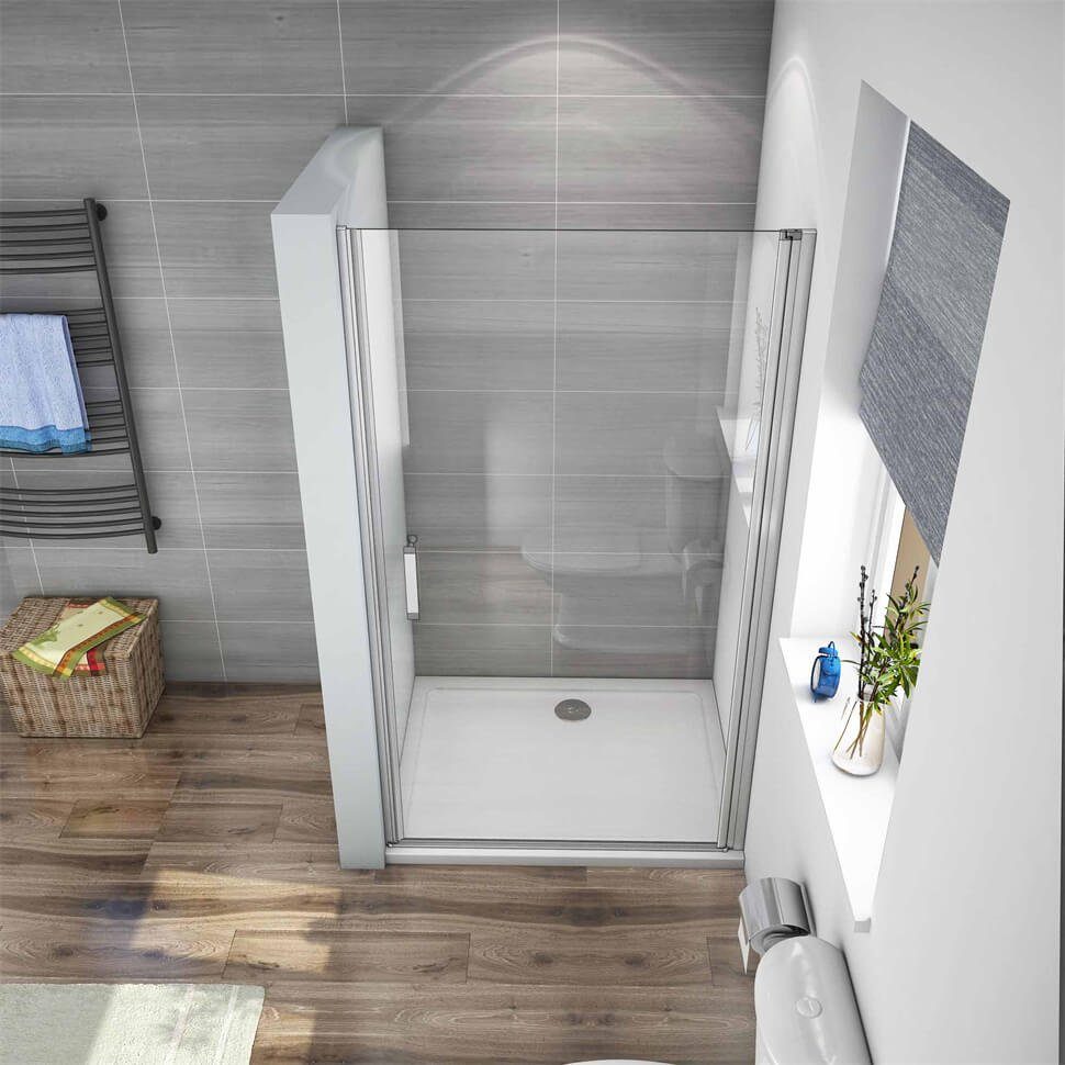 shower spa pivot door, shower enclosure, shower cubicle, shower door, pivot door, niche door, glass door, single-pane safety glass, safety glass, (set) clear glass