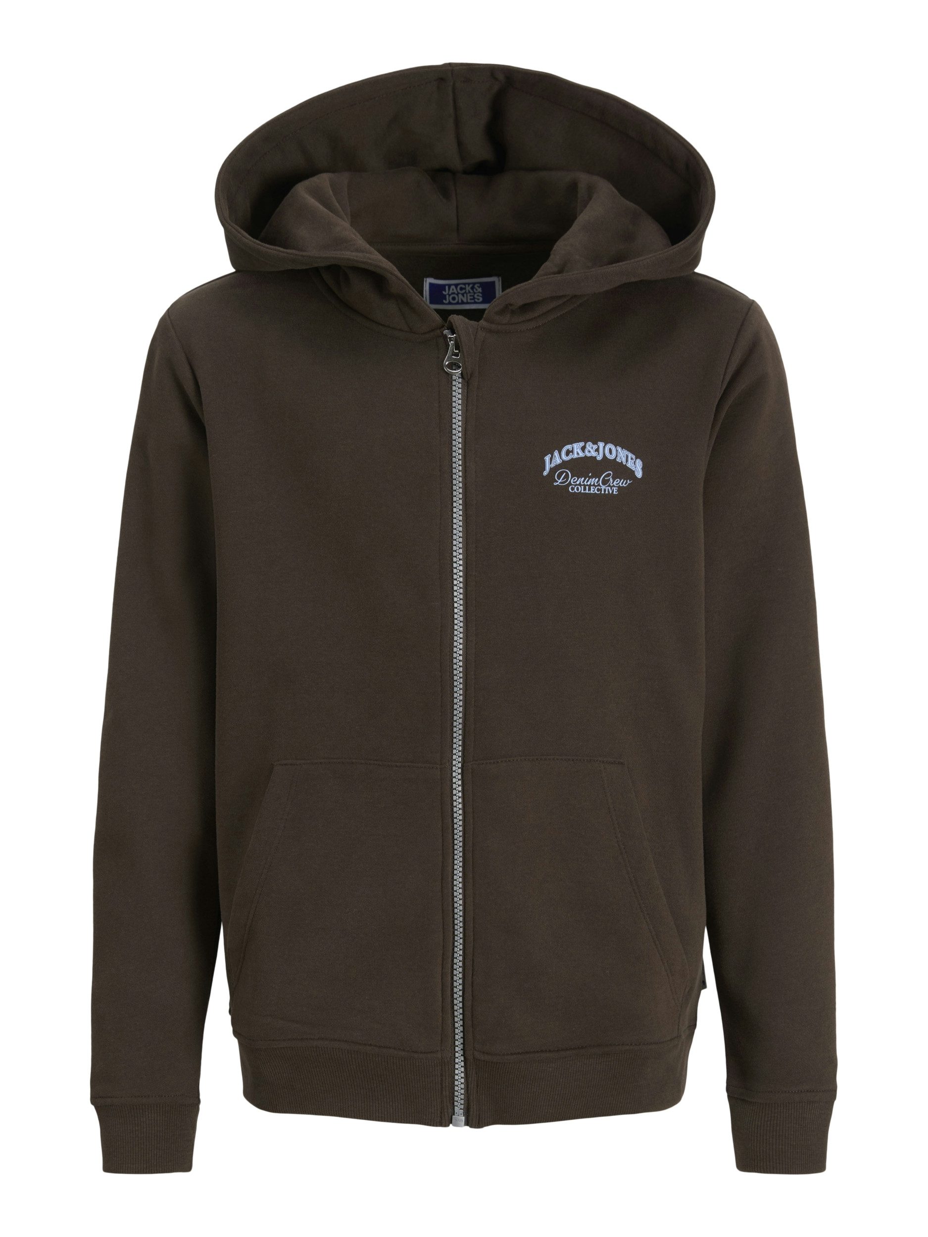 Jack & Jones Sweatshirt JJEBRANDES BACKP RLX SWEAT ZIP HOOD