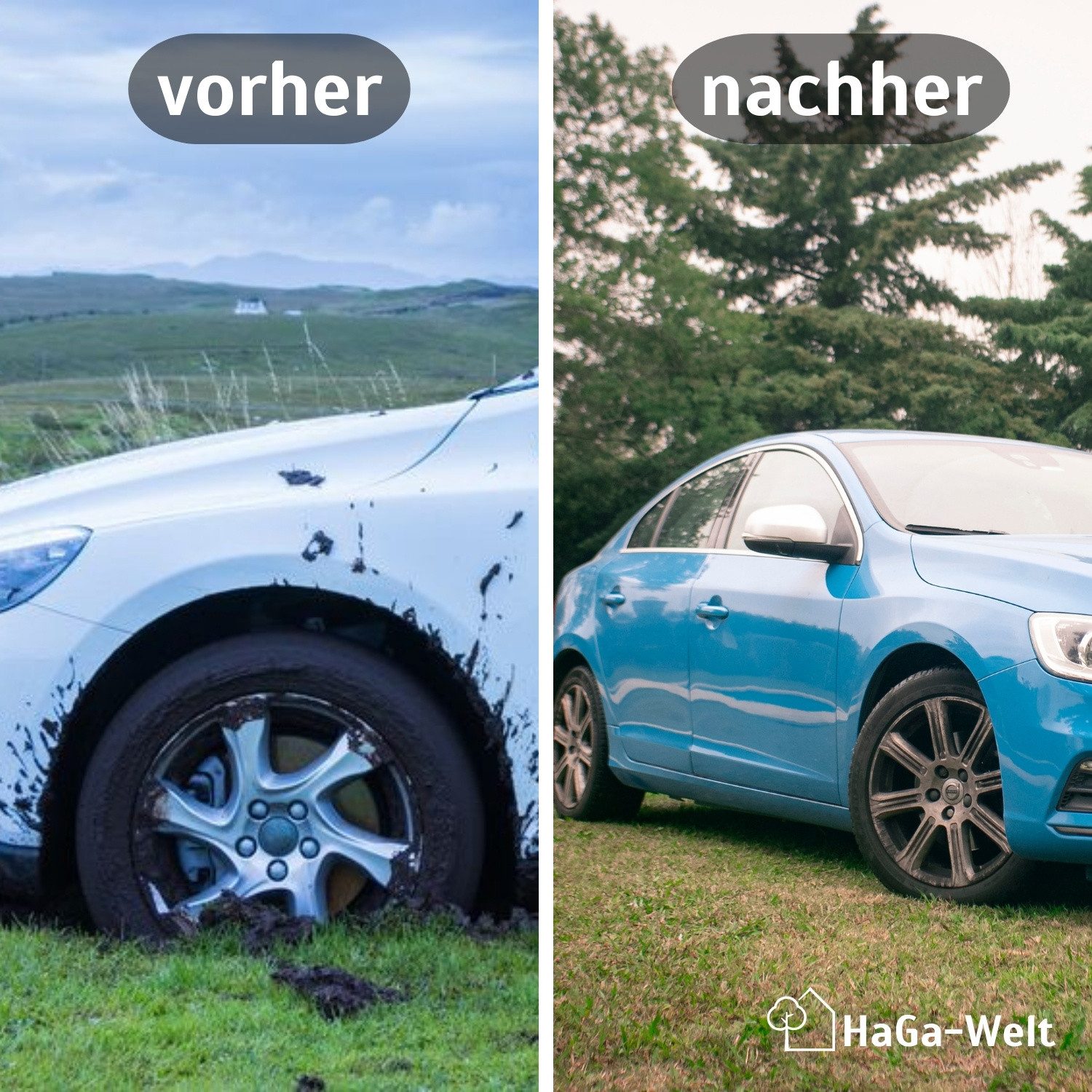 HaGa Profil RASENSCHUTZGITTER in 1,3m Br. (Meterware) (zur Verstärkung von weitläufigen Flächen, insbesondere Park- und), Masche 30mm Hangbefestigung Gartengitter Bodenschutz