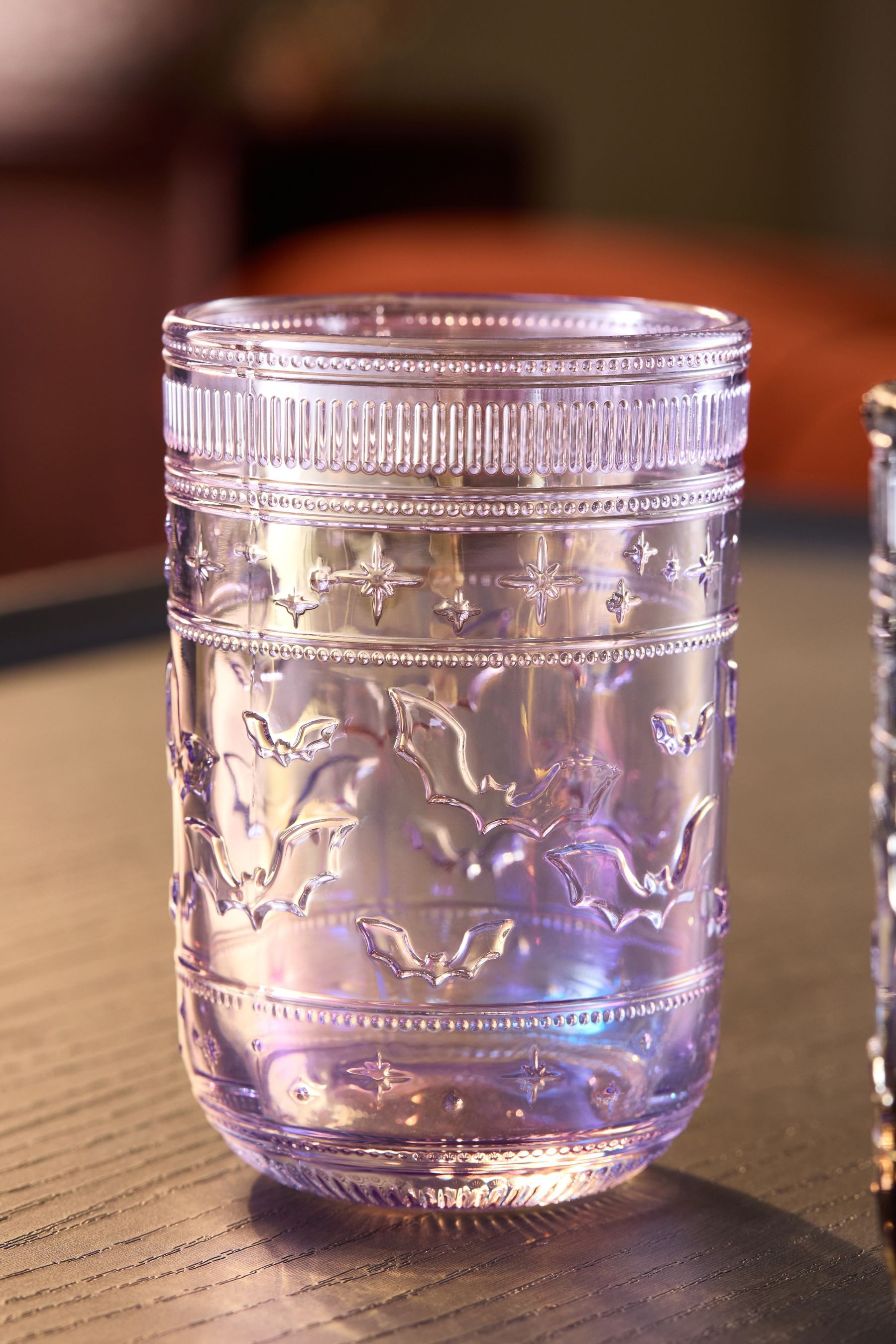 Next Tumbler-Glas 2er-Set Halloween-Trinkgläser mit Fledermaus, 2-tlg., Glas