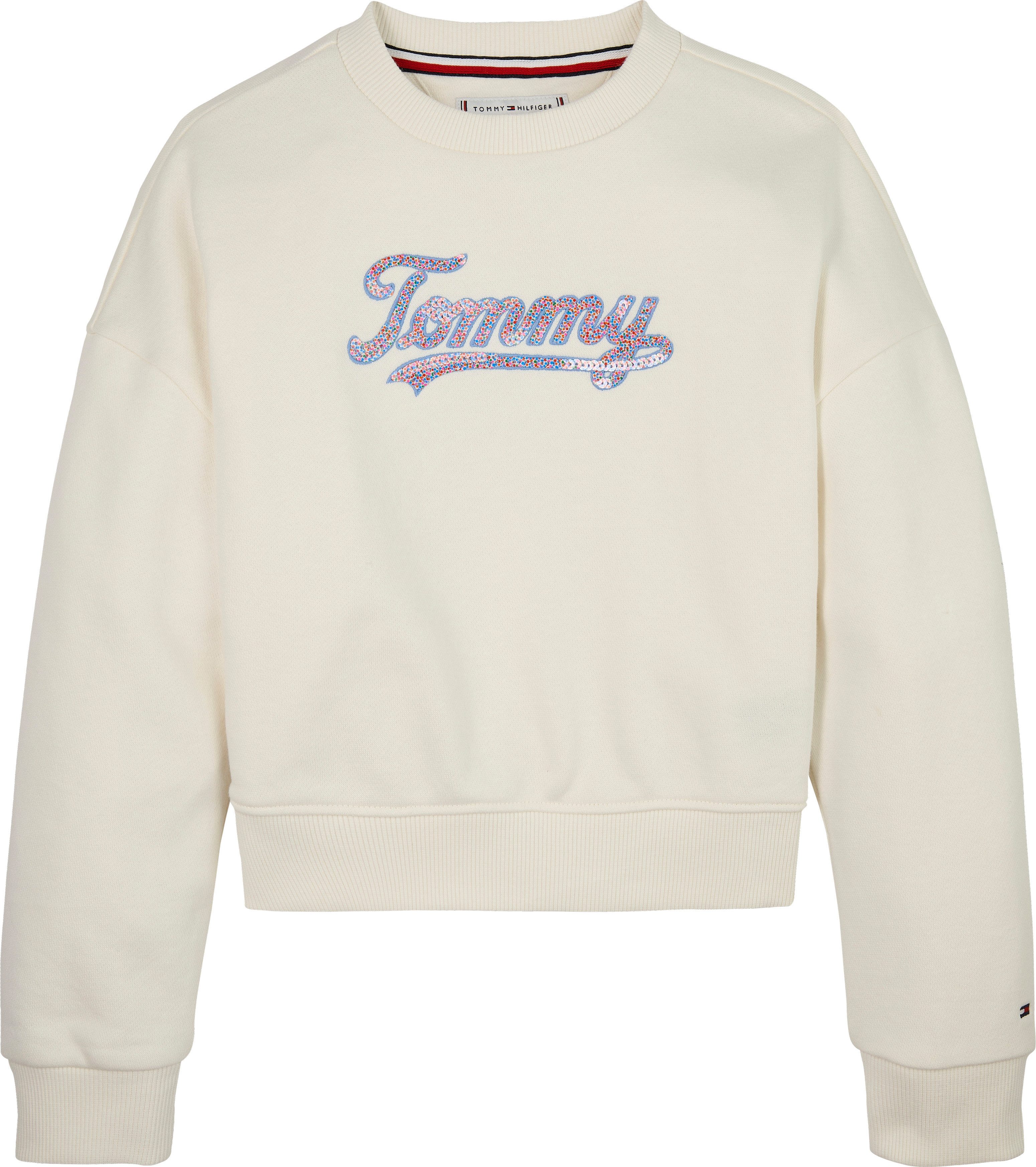 Sweatshirt TOMMY SCRIPT SEQUIN SWEATSHIRT
