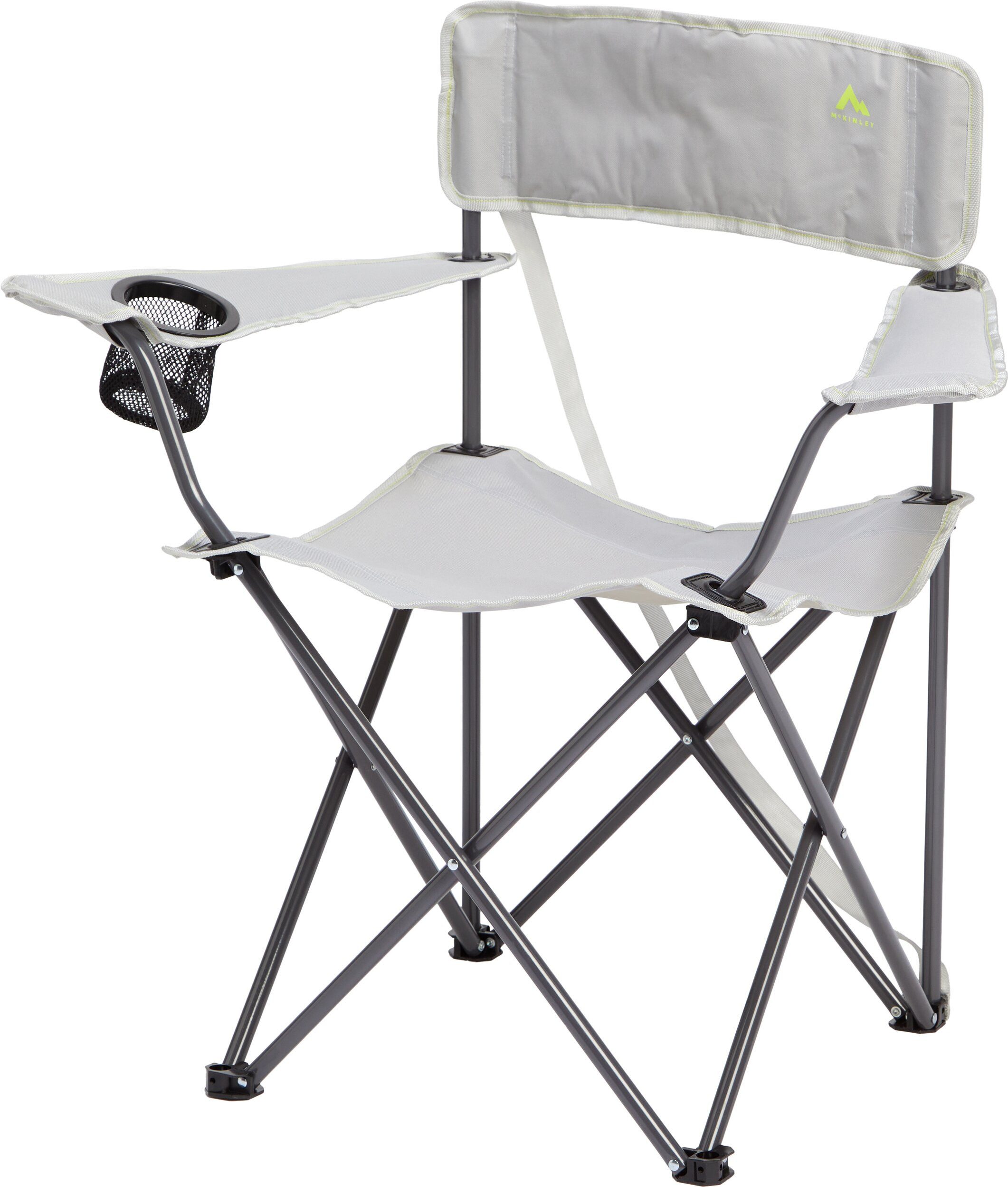 McKINLEY Campingstuhl Faltstuhl Camp Chair 110 I GREY LIGHT/GREEN LIM