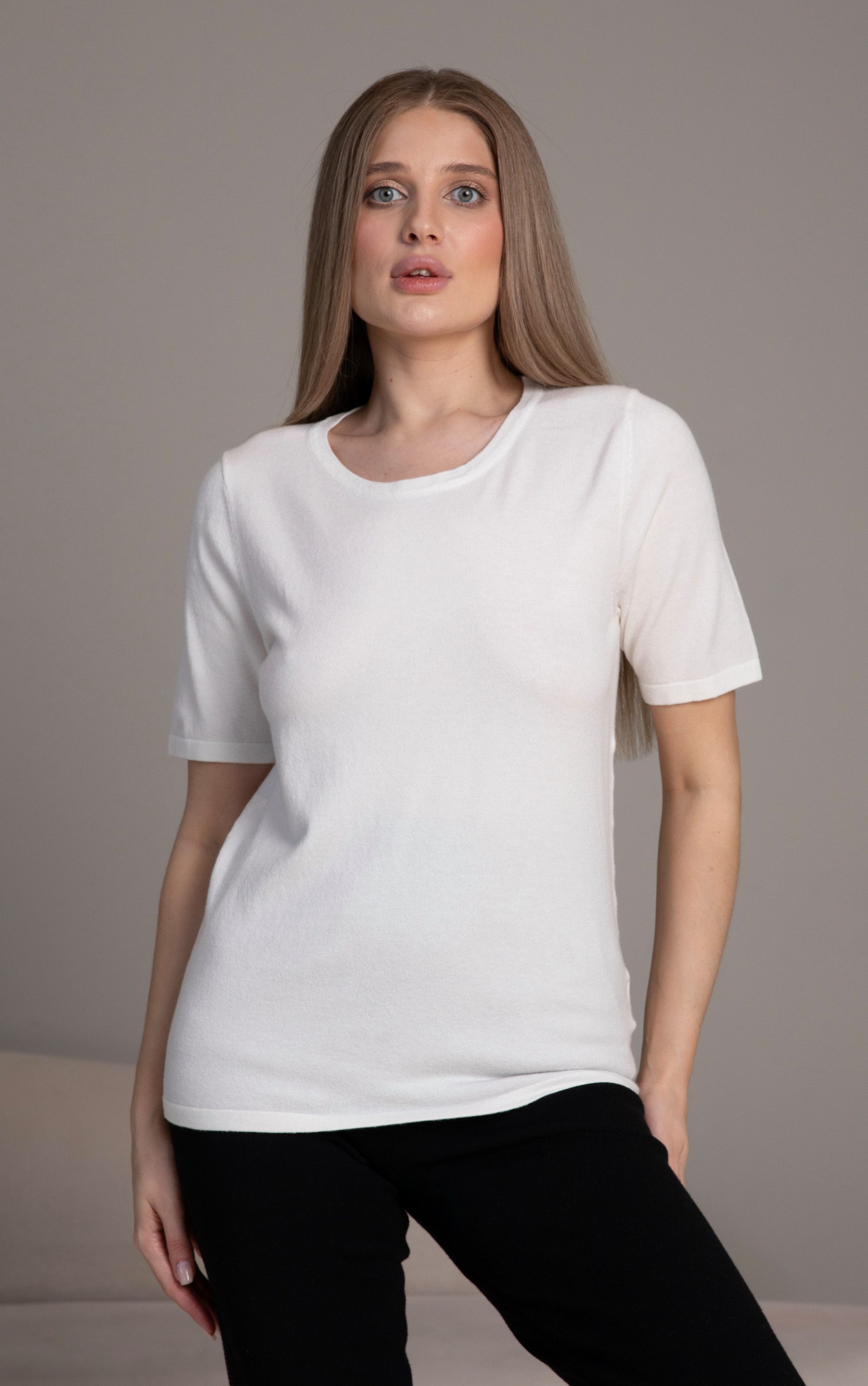 Passioni Strickjacke Twinset mit Rautenmuster und Strass Details günstig online kaufen