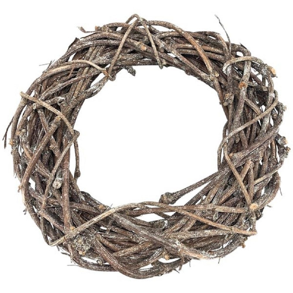 Exner GmbH Garten- & Wohnaccessoires Dekokranz Exner Kranz Willow, natur, Rattan, 60x60x12 cm 271365
