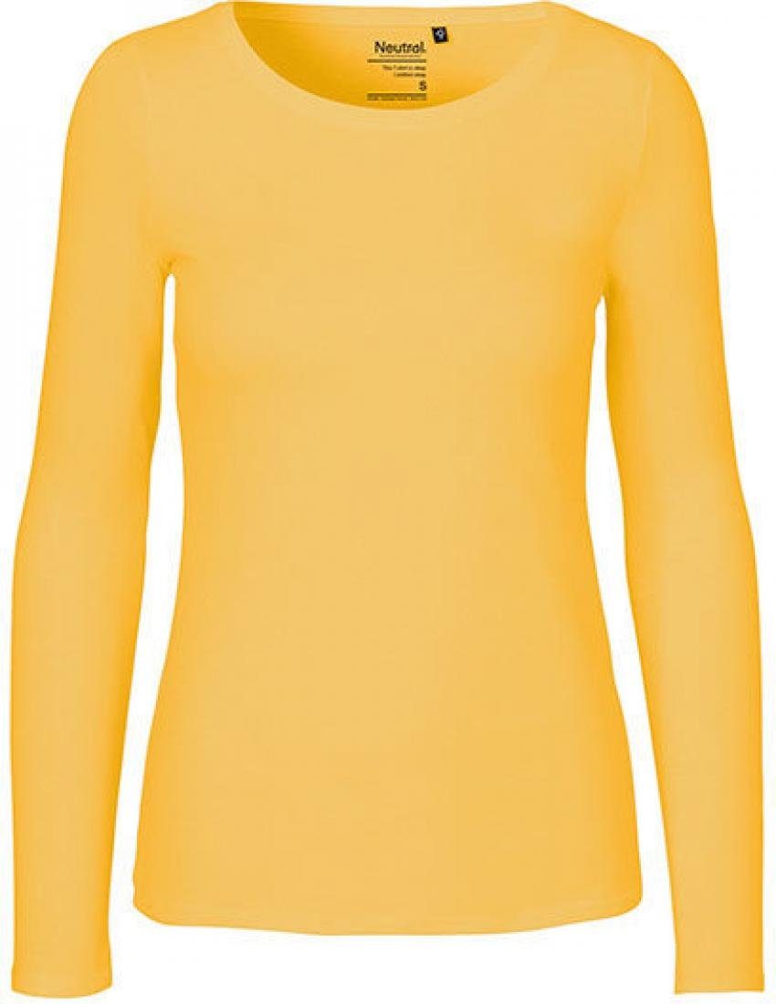 Neutral Langarmshirt Damen Long Sleeve T-Shirt / 100% Fairtrade-Baumwolle