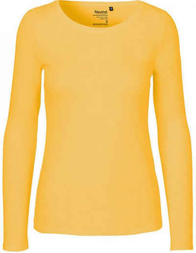 Neutral Langarmshirt Damen Long Sleeve T-Shirt / 100% Fairtrade-Baumwolle