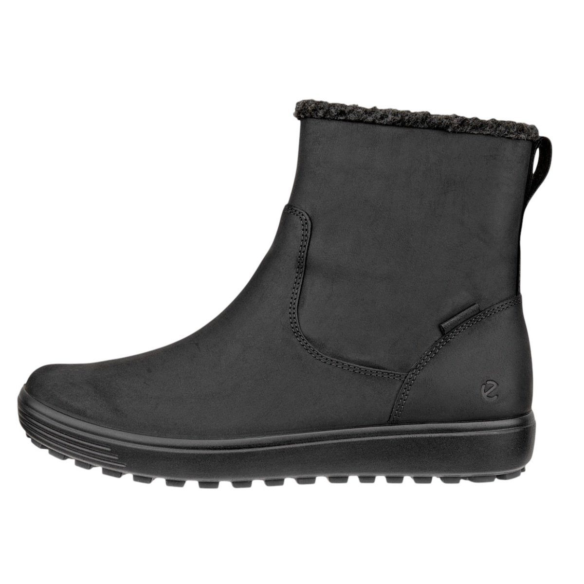 Ecco Soft 7 Tred Warm (Nubukleder) schwarz Damen Winterstiefel günstig online kaufen