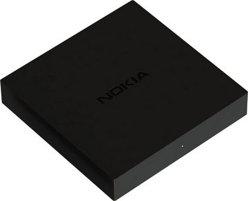 Nokia Streaming-Box 8010 Android TV 4K Ultra HD, (WiFi 6 ax, Bluetooth, DLNA, WLAN, Netflix, Amazon Prime Video, Youtube etc., Kompatibel mit Google Asistant), Sprachsteuerung, beleuchtete Fernbdienung, Android 11 / 12