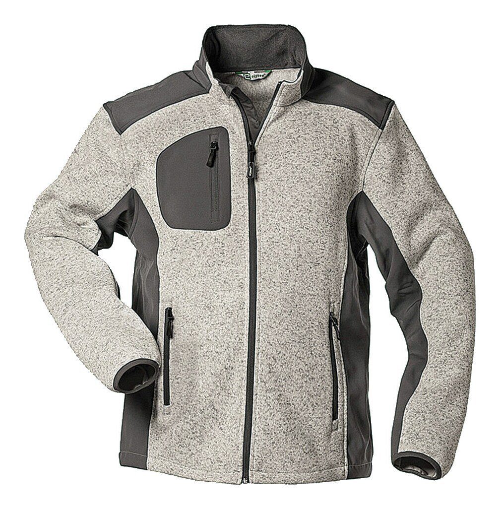Elysee Strickjacke Linz, hellgrau/grau