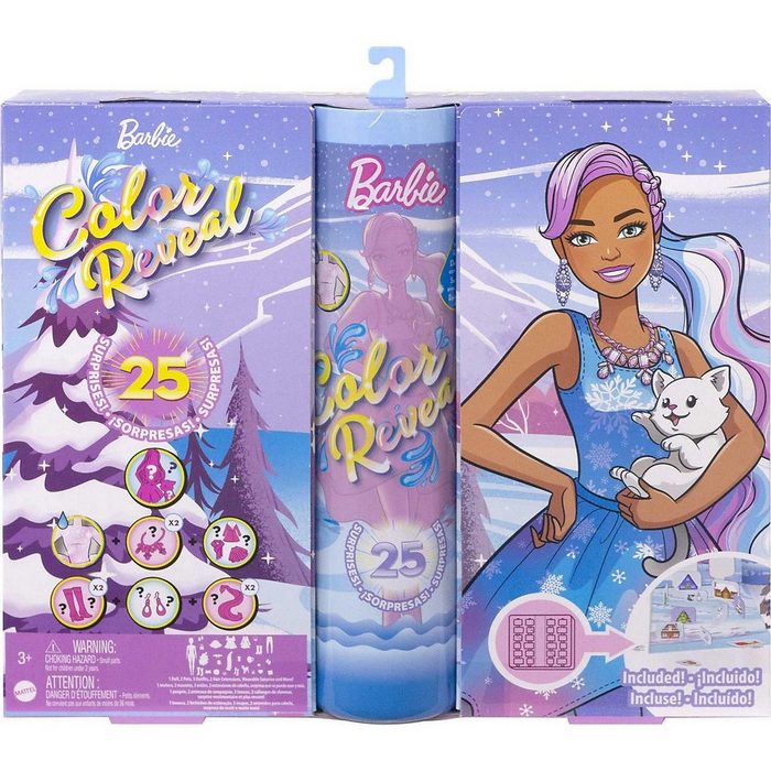 Mattel® Adventskalender Barbie Color Reveal Adventskalender Refresh